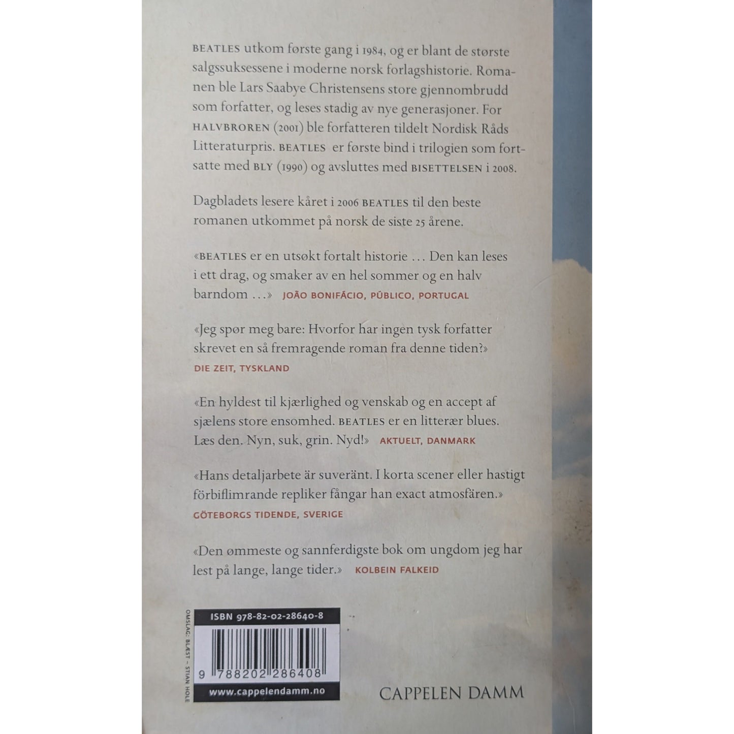 Beatles, brukte bøker av Lars Saabye Christensen. Inventaret bokhandel