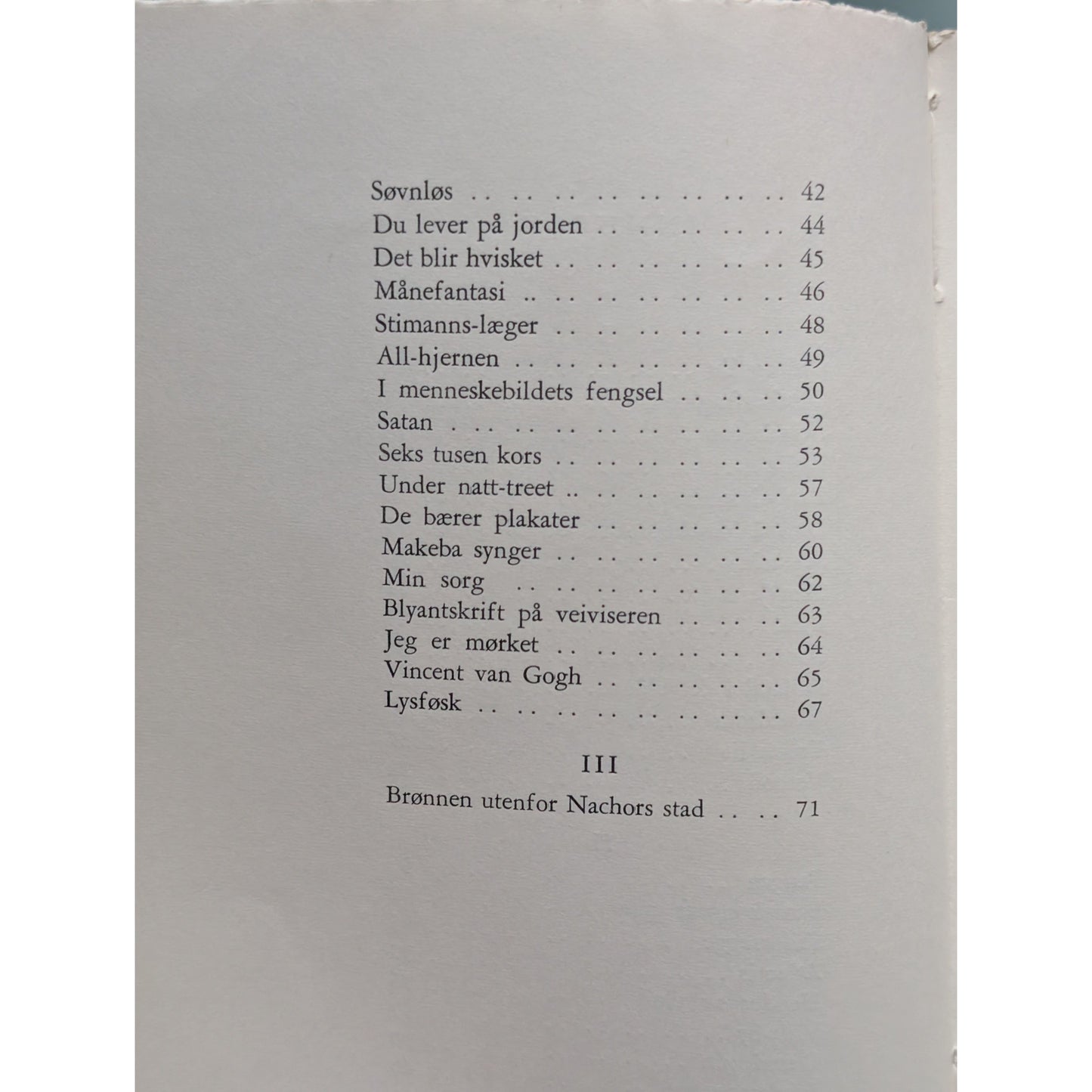 Brønnen utenfor Nachors stad. Dikt. Brukt bok av Hans Børli.