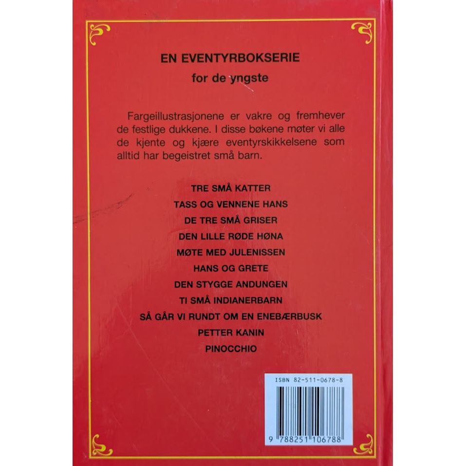 En eventyrbok - Pinocchio, brukte bøker fra Inventaret bruktbokhandel