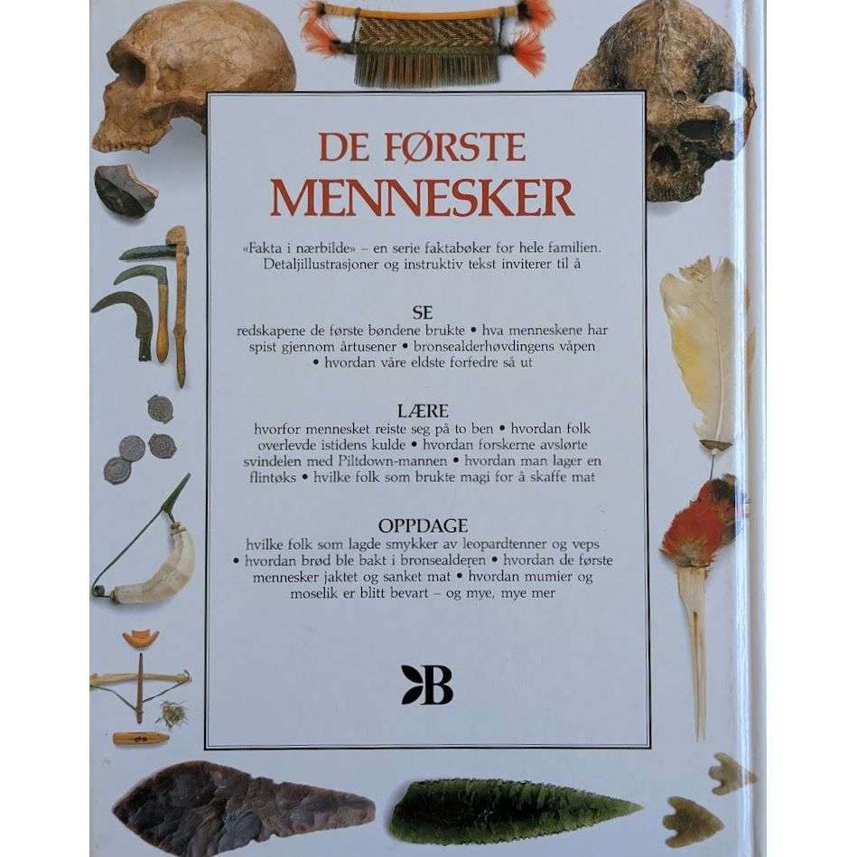 De første mennesker - Faktabok. Brukte bøker Inventaret bokhandel