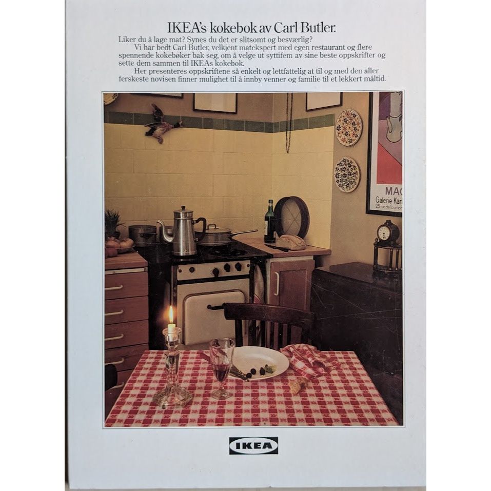 IKEAS's kokebok av Carl Butler . Brukt bok av Carl Butler. Bruktbokhandel