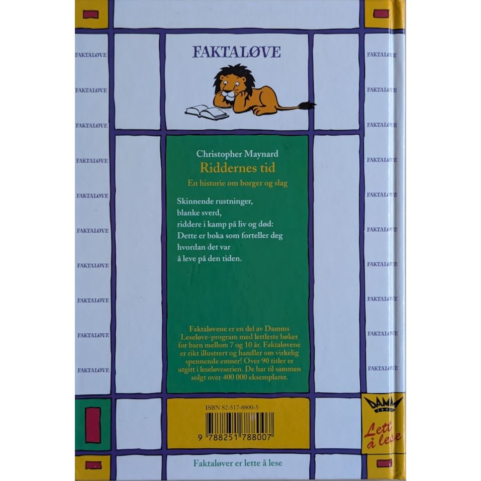 Maynard, Christopher: Ridderens tid