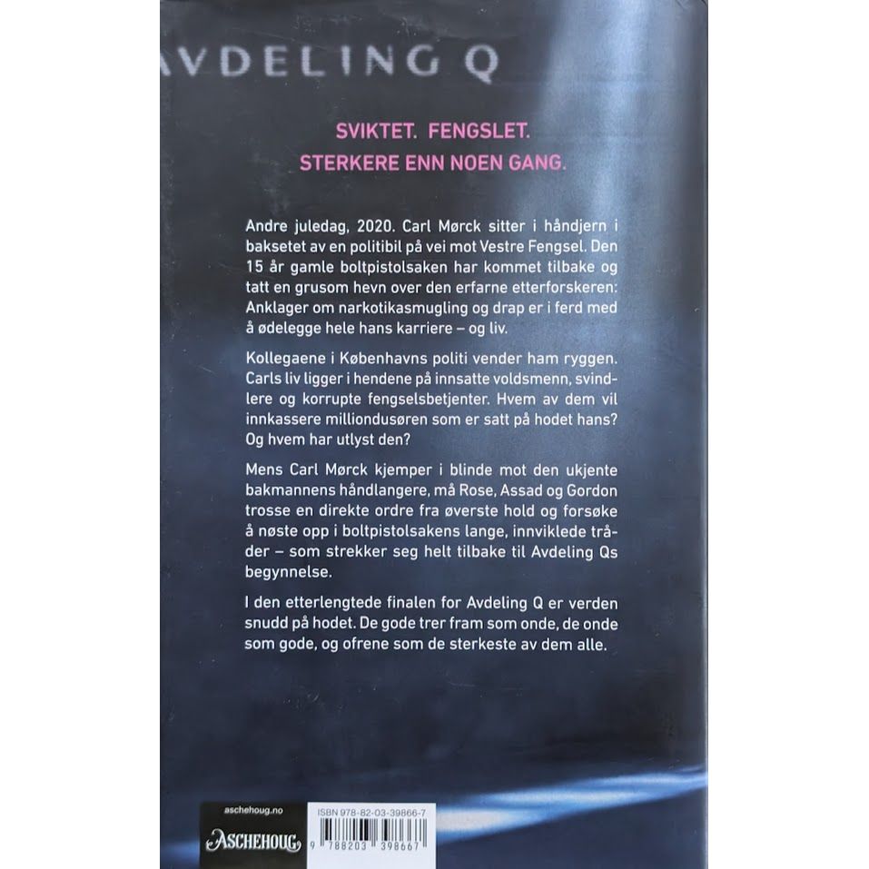 Sju kvm med lås, brukte bøker av Jussi Adler-Olsen om Carl Mørck/Avdeling Q