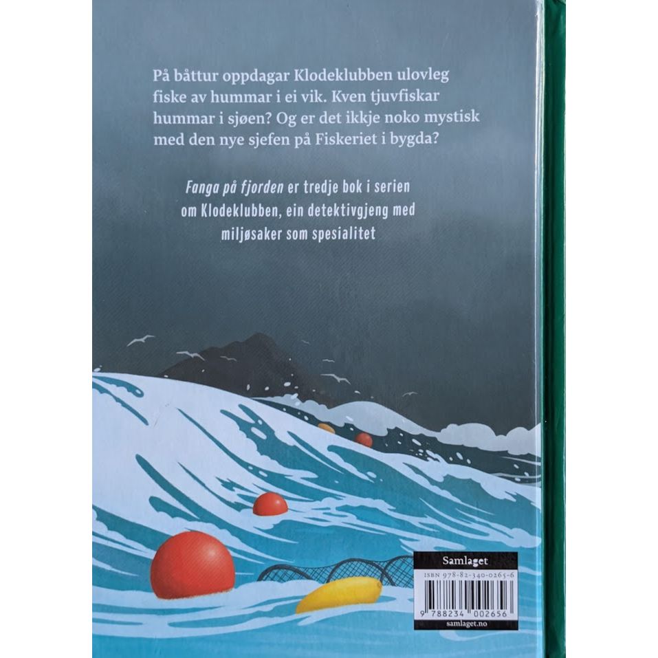 Klodeklubben 3 - Fanga på fjorden, brukte bøker av Ruth Lillegraven