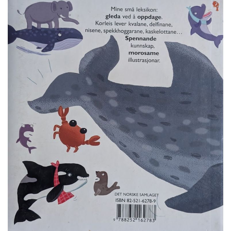 Delfinar og kvalar, brukte bøker i serien Mine små leksikon