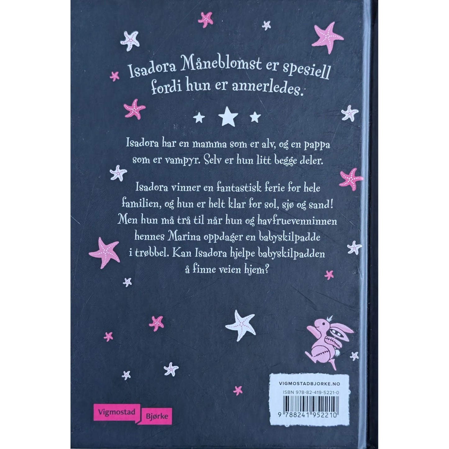 Isadora Måneblomst reiser på ferie, brukte bøker av Harriet Muncaster