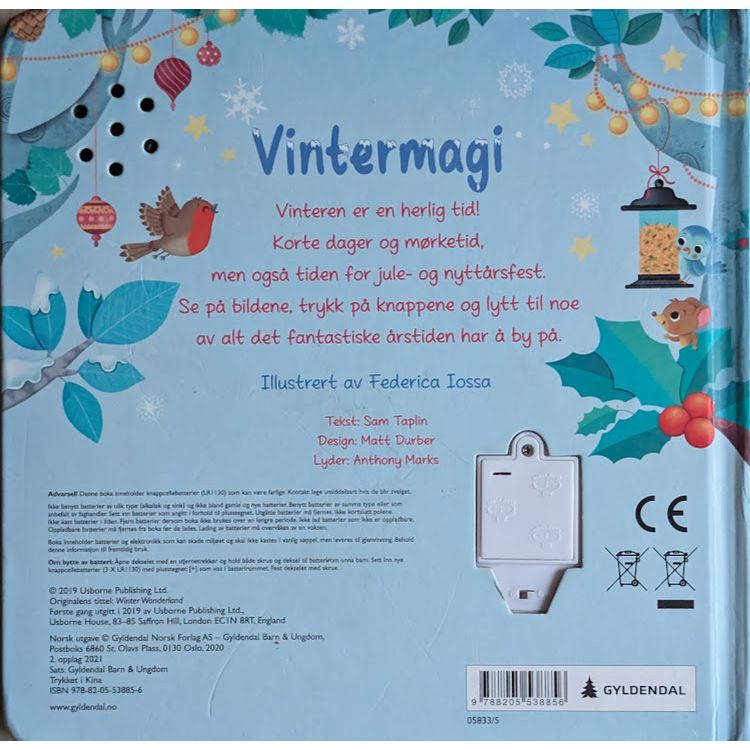 Vintermagi. Brukte bøker med lyd av Frederica Iossa og Sam Taplin