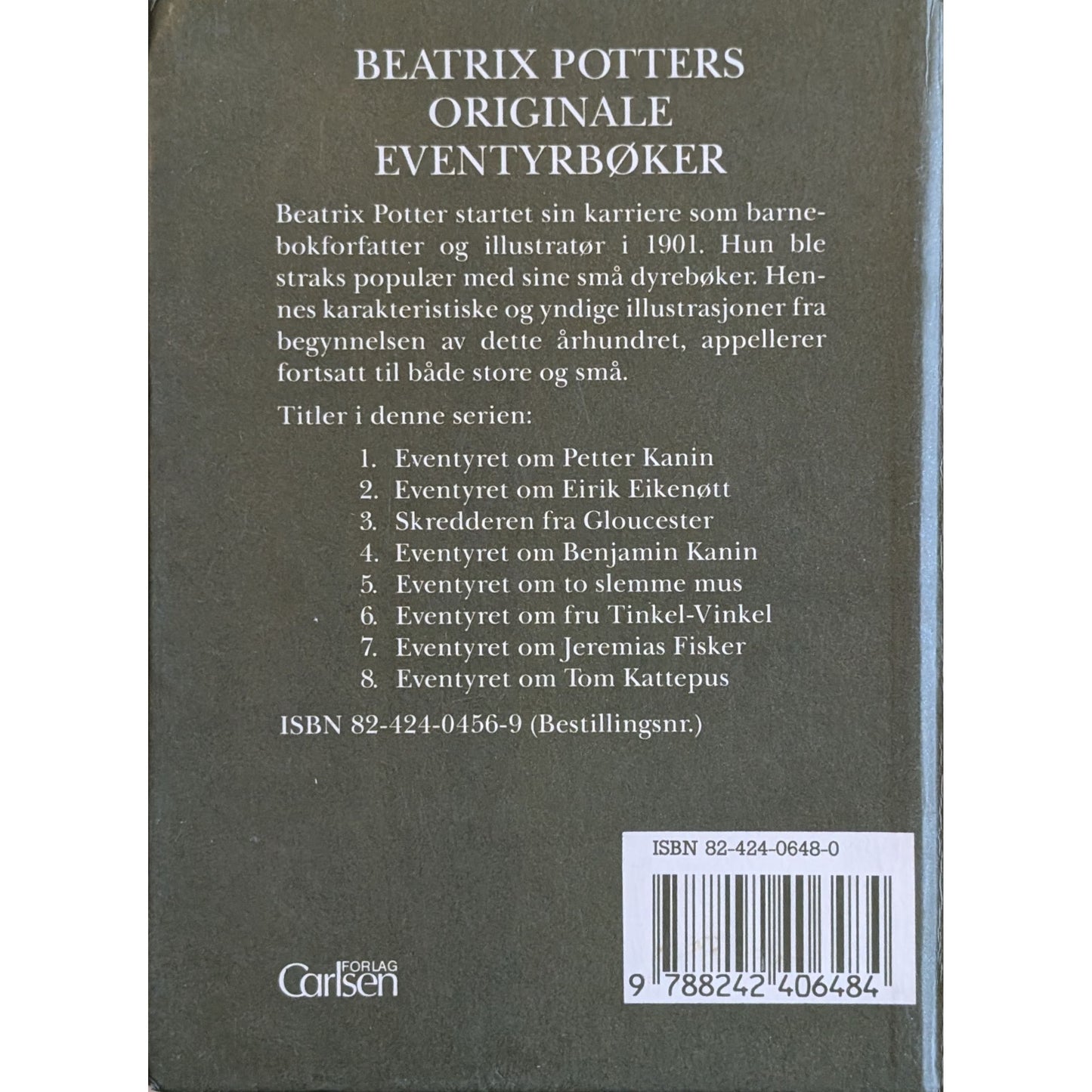 Eventyret om Tom kattepus, brukte bøker av Beatrix Potter. Bruktbokhandel