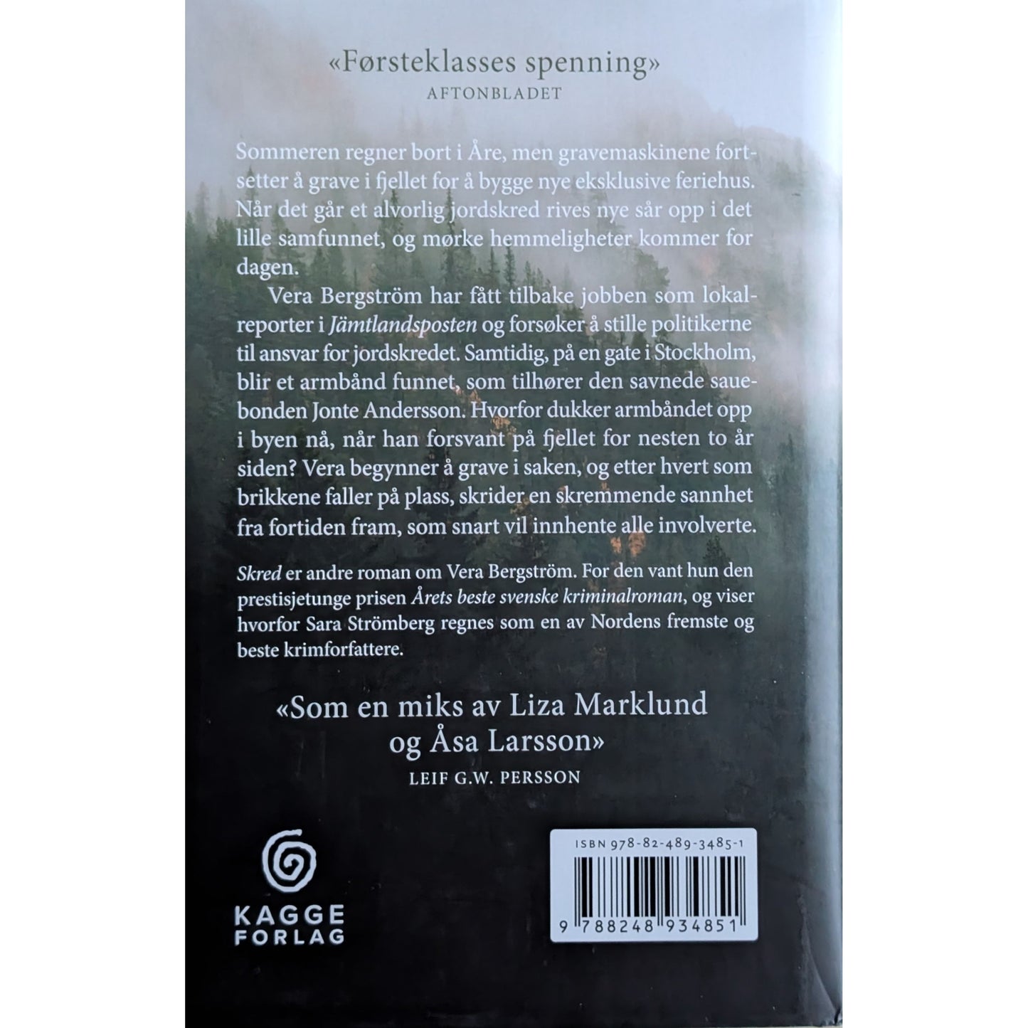 Vera Bergström 2 - Skred, brukte bøker av Sara Strömberg fra Inventaret