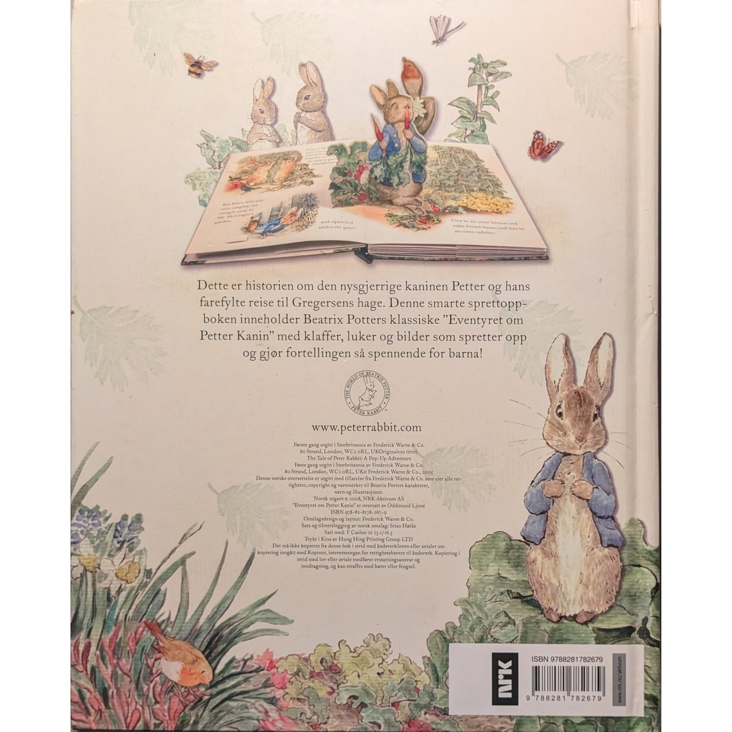 Eventyret om Petter Kanin, et sprettopp-eventyr, brukte bøker
