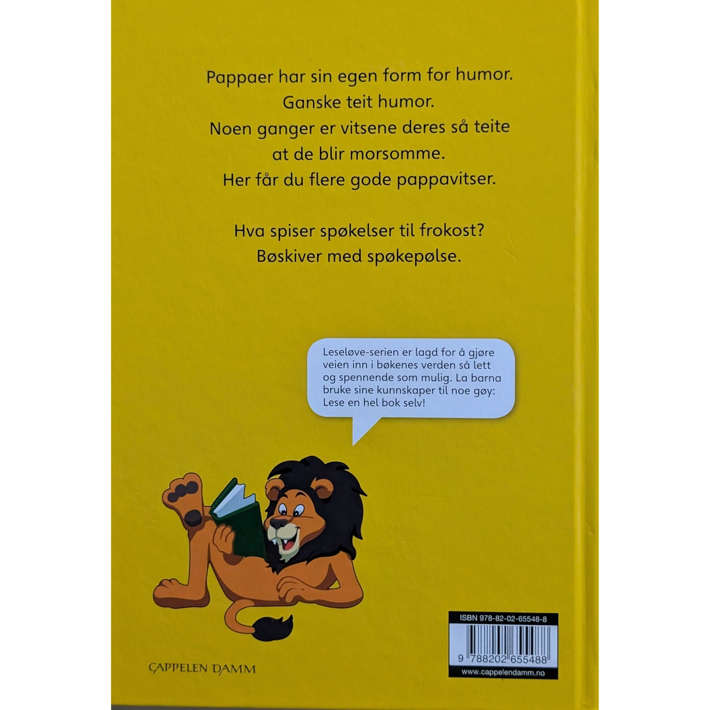 Min første leseløve - Vitseløve 5 - Pappavitser - brukte barnebøker