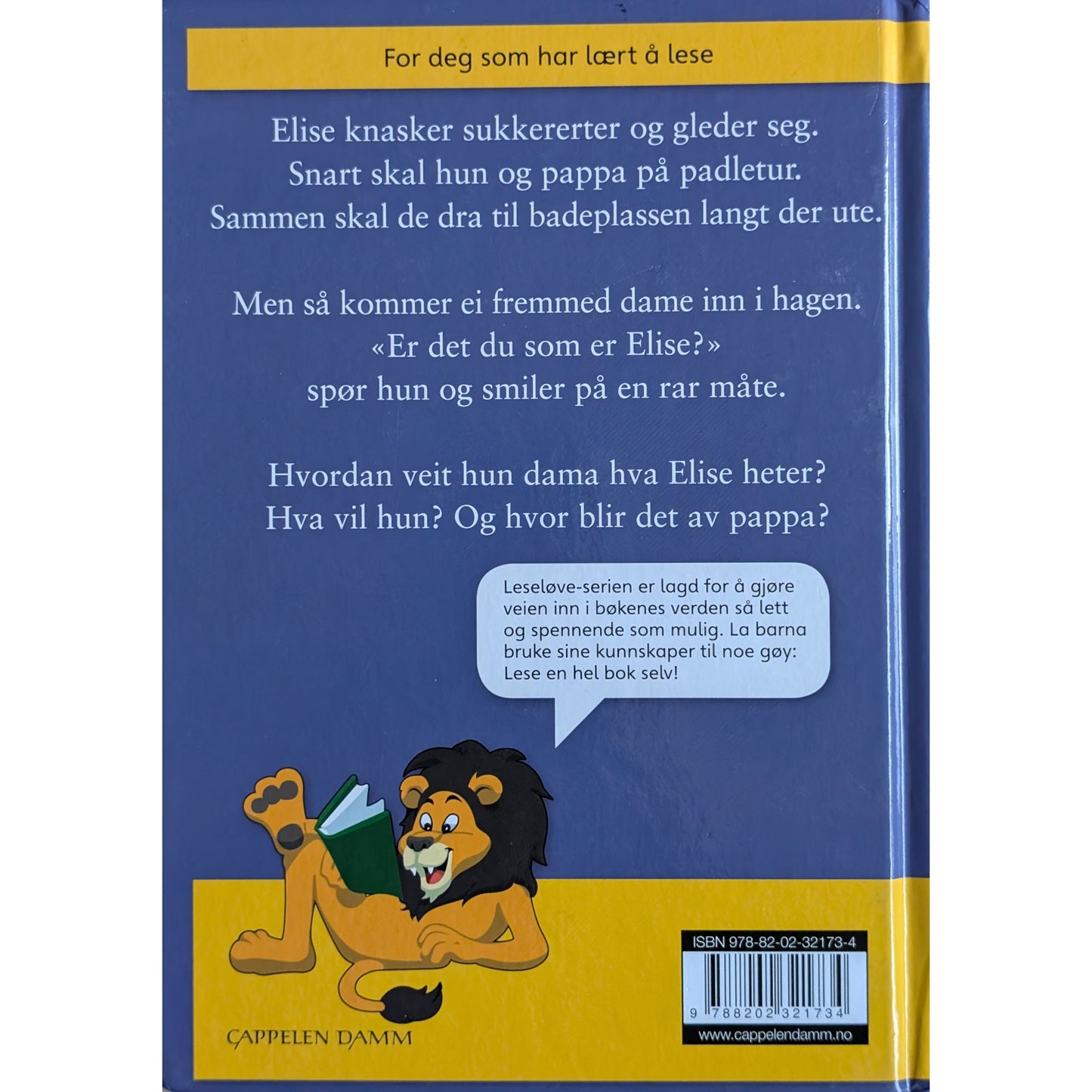 Sande, Hans: Hopp i havet, Elise!