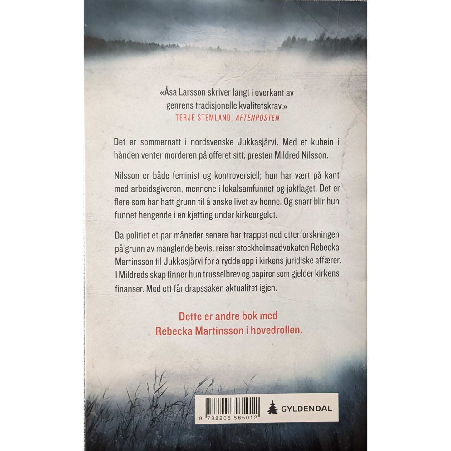 Larsson, Åsa: Rebecka Martinsson (2) - Spilt blod. Inventaret bruktbokhandel