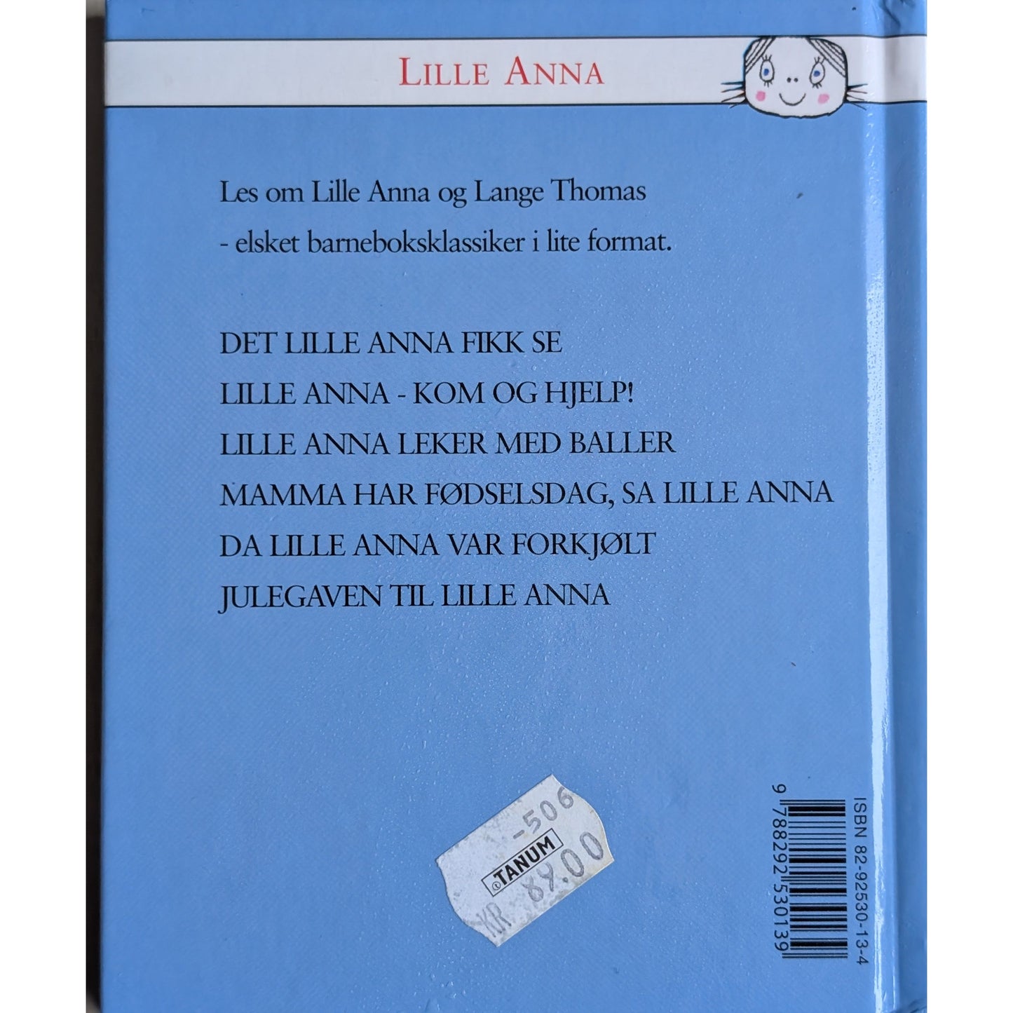 Det lille Anna fikk se, brukte bøker av Inger og Lasse Sandberg