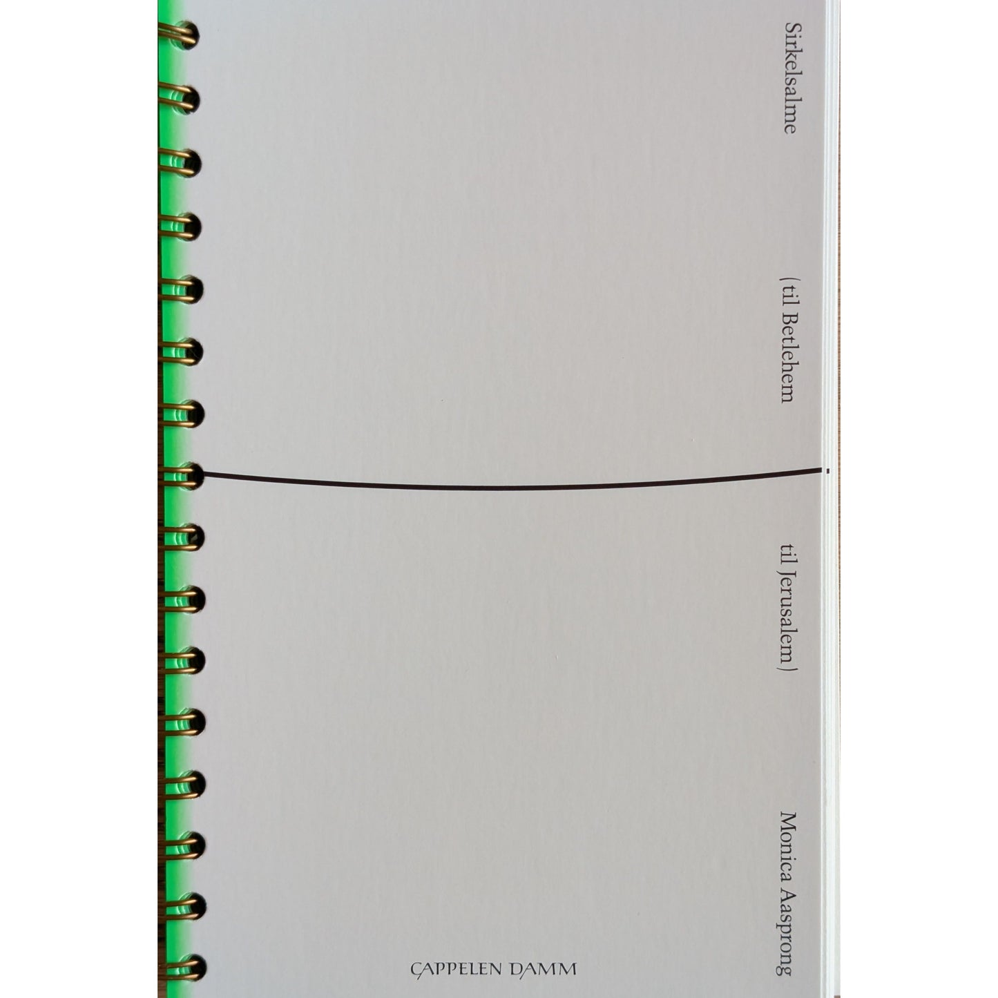 Sirkelsalme (til Betlehem til Jerusalem) Brukte bøker av Monica Aasprong. Dikt