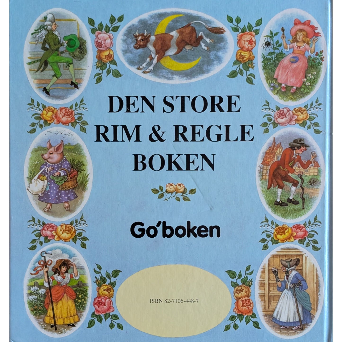 Brukte barnebøker - Den store rim- og regleboken. Inventaret bruktbok