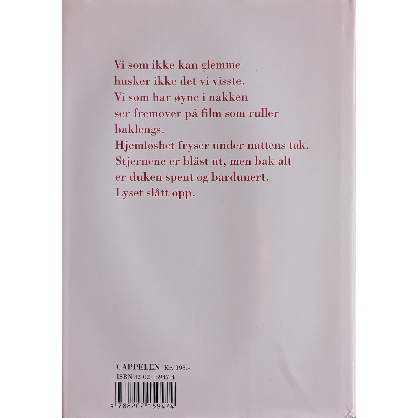 Utrøstelig bøddel. Brukte bøker av Kolbein Falkeid. Dikt hos Inventaret