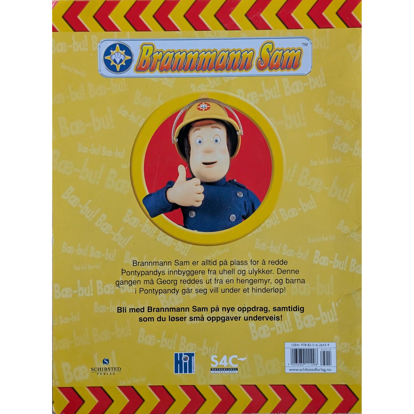 Brannmann Sam. Aksjon redd romvesenet, brukte bøker/hefter. Inventaret
