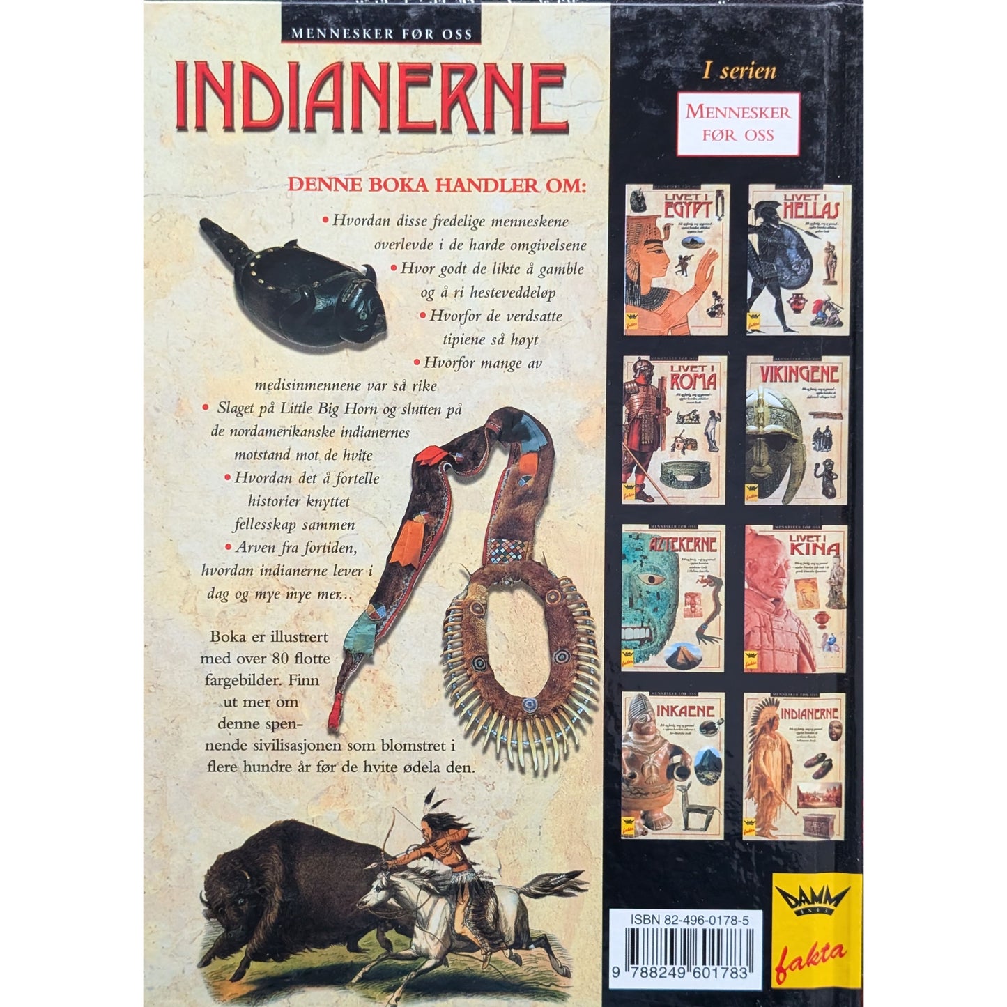 Mennesker før oss - Indianerne. Brukte faktabøker Inventaret bokhandel