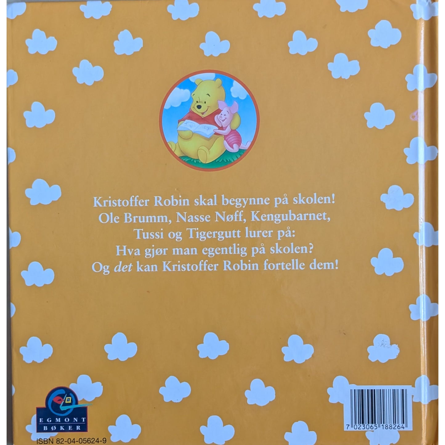 Ole Brumm - Første skoledag. Brukt bok fra Disney hos Inventaret