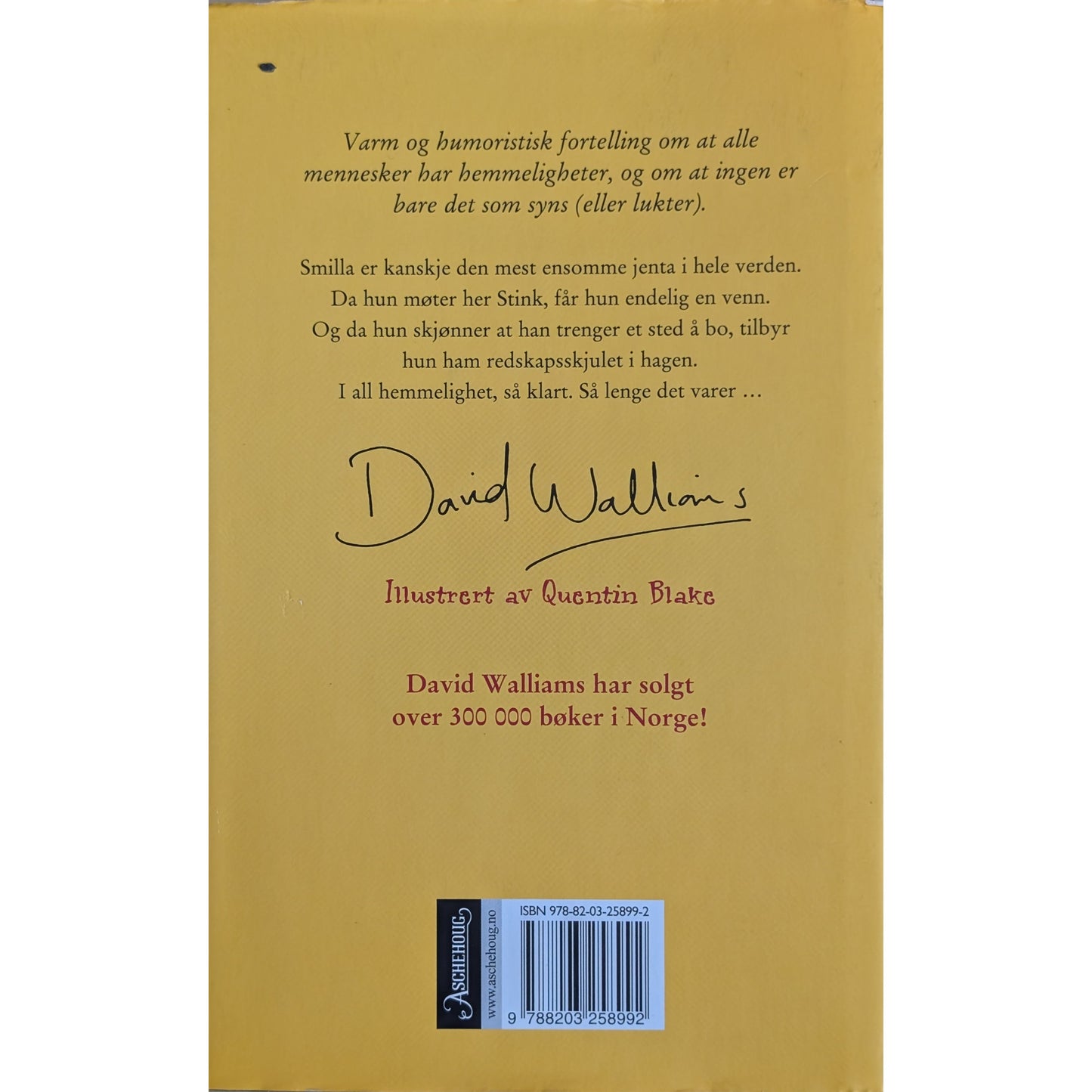 Herr Stink - Brukte barnebøker av David Walliams og Quentin Blake