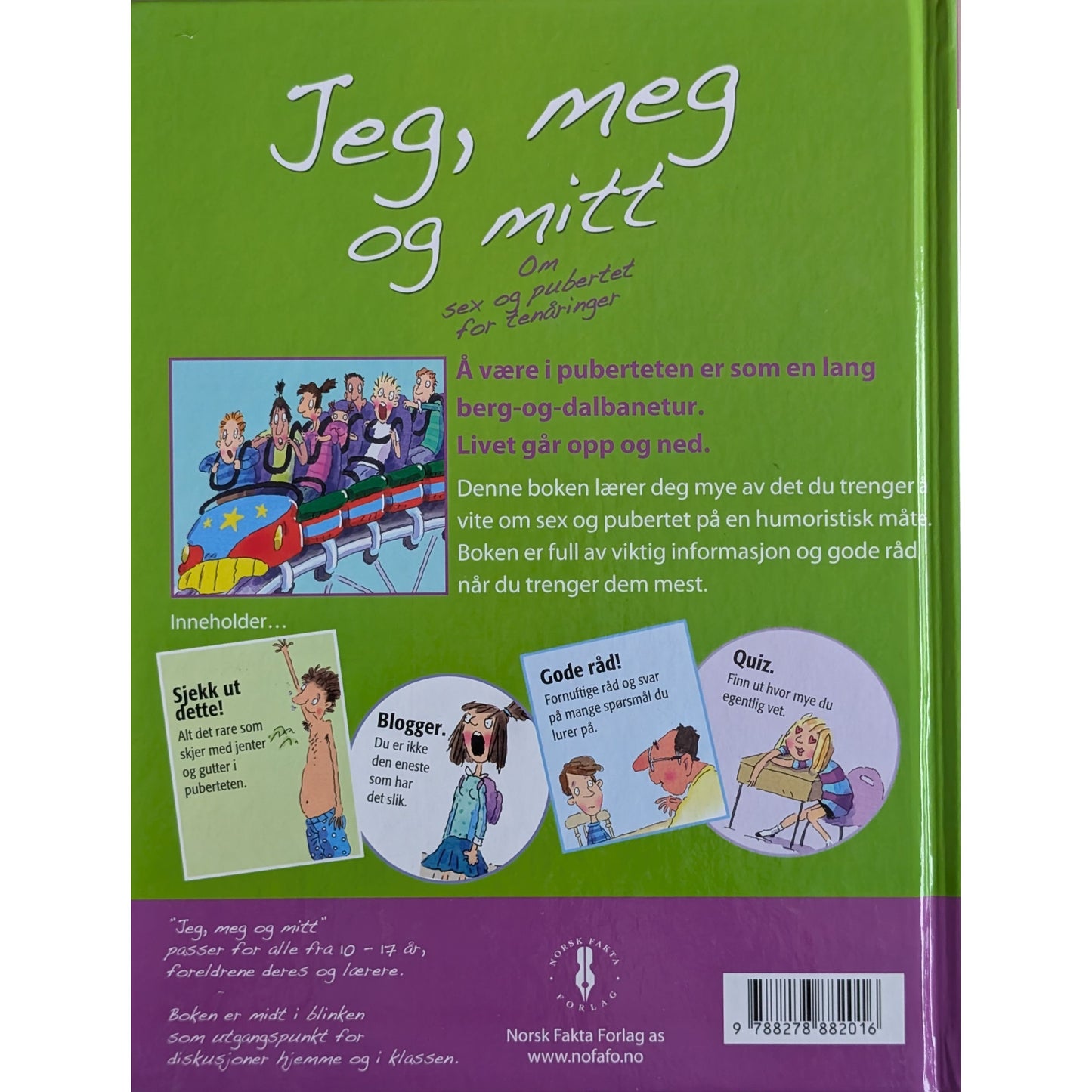 Jeg, meg og mitt - Brukte faktabøker av Lousie Spilsbury om puberteten