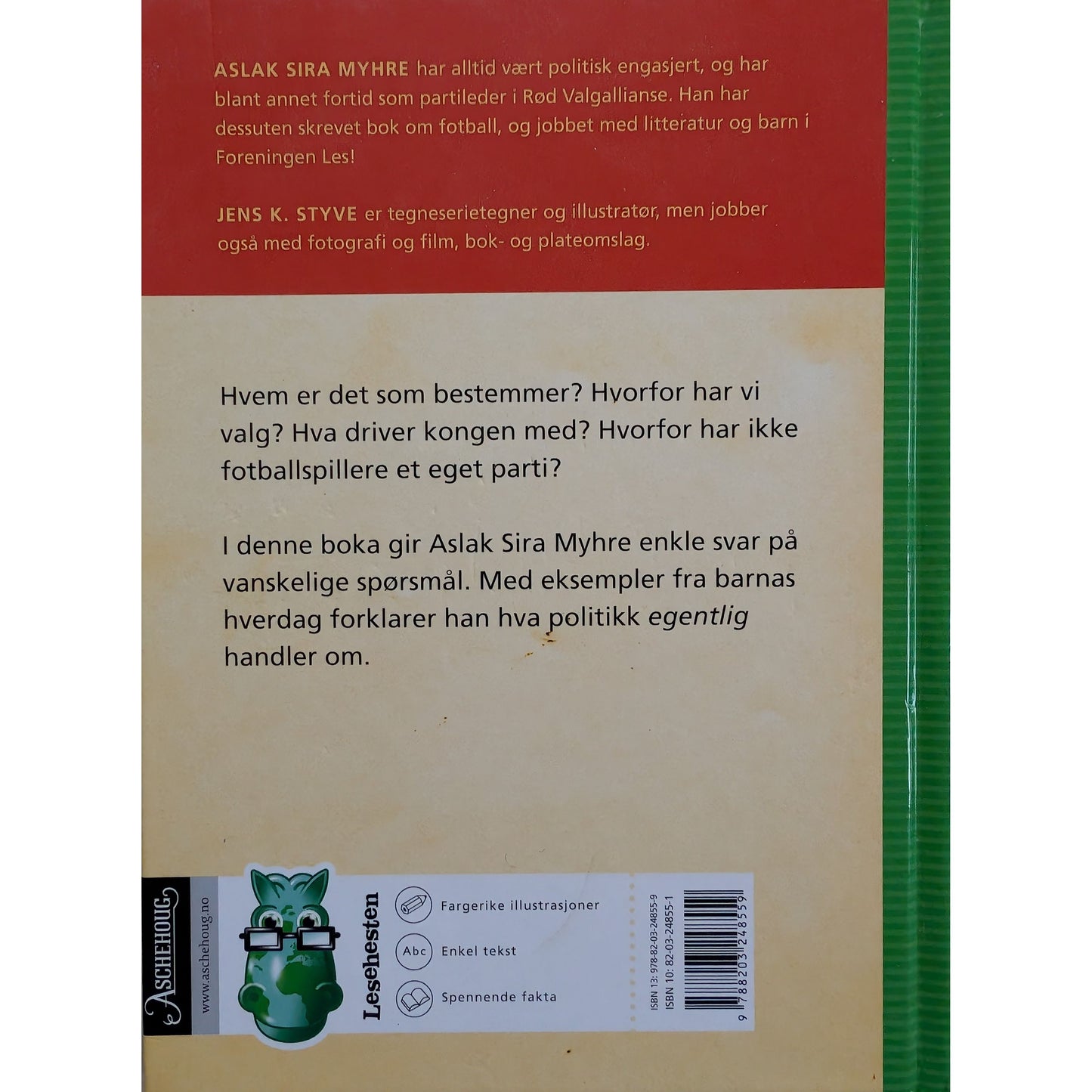 En faktahest om politikk, brukte bøker av Aslak Sira Myhre
