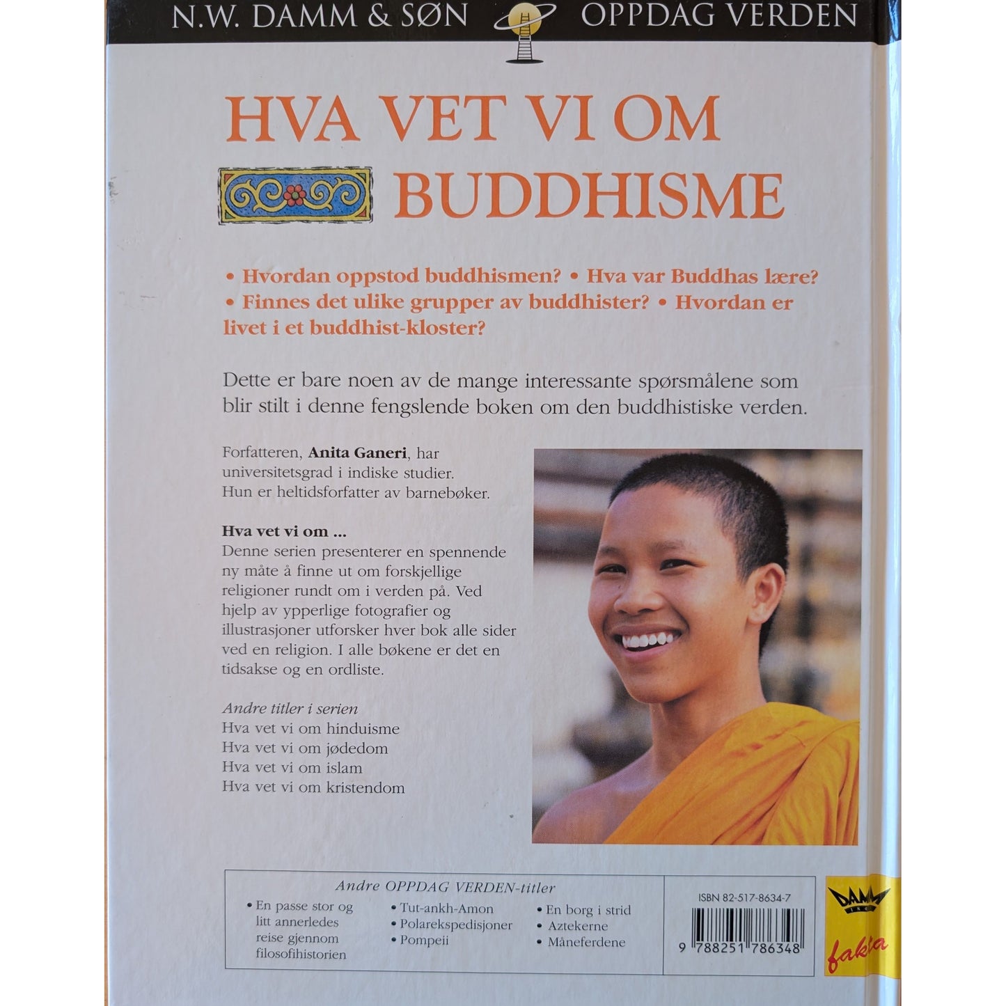 Hva vet vi om Buddhisme, brukte faktabøker i Oppdag verden serien