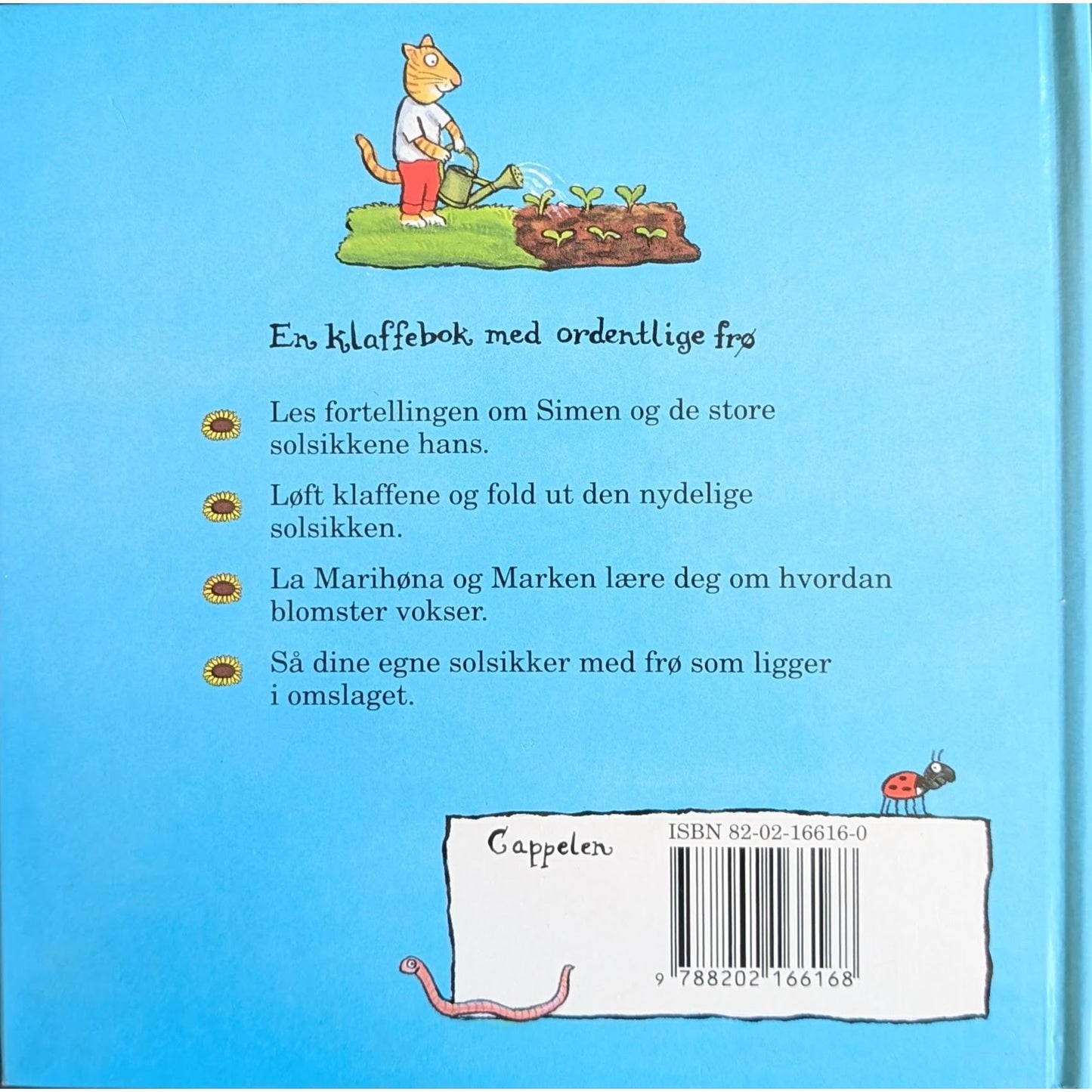 Simen og solsikkene, brukte bøker av Kate Petty og Axel Scheffler
