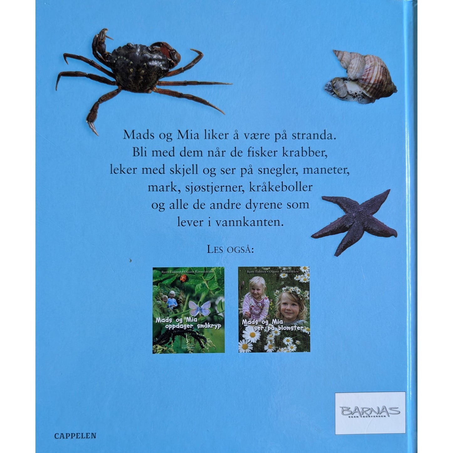 Mads og Mia på stranda, brukte bøker av Bjørn Eidissen