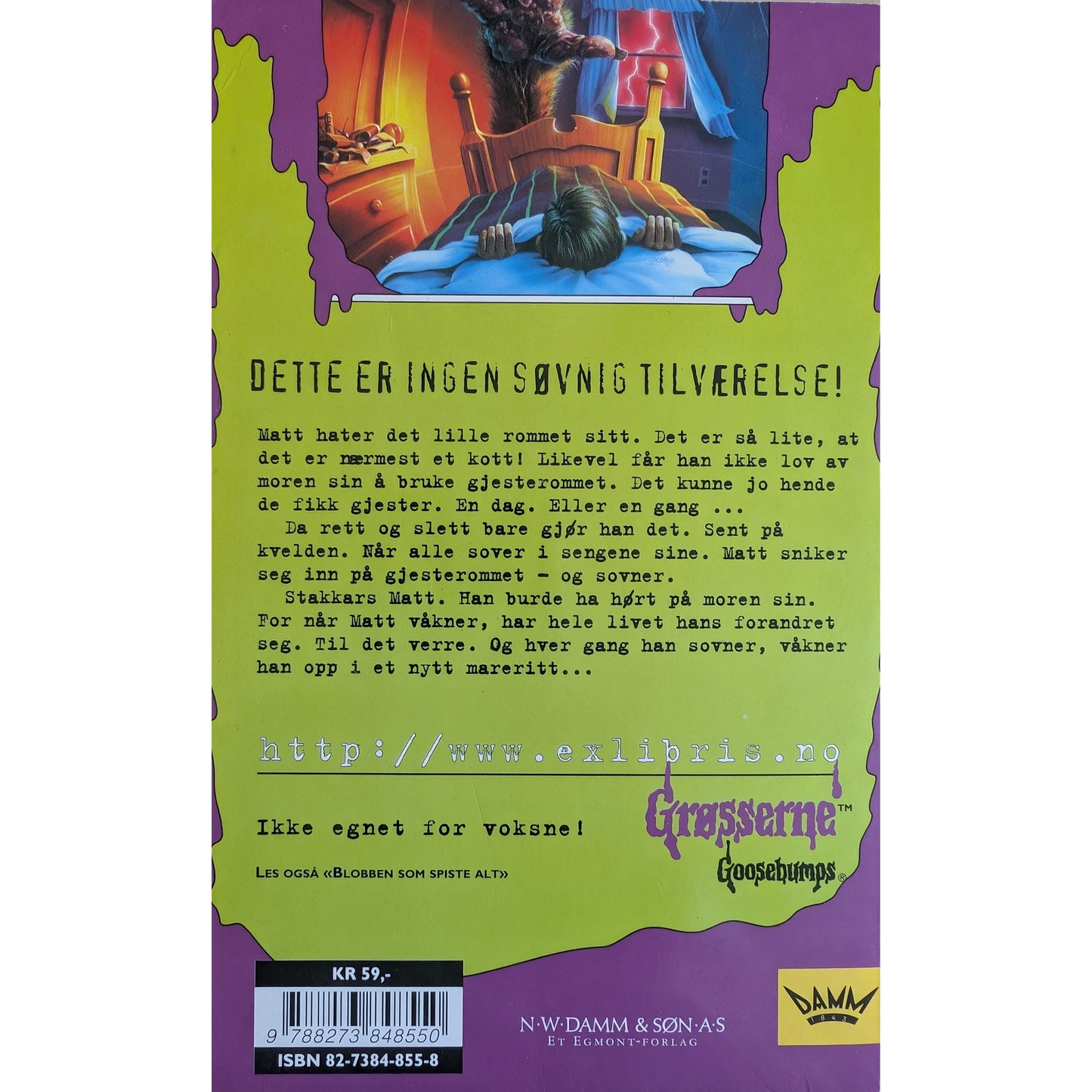 Grøsserne 54 -Du må ikke sovne! - Brukte bøker av R.L. Stine