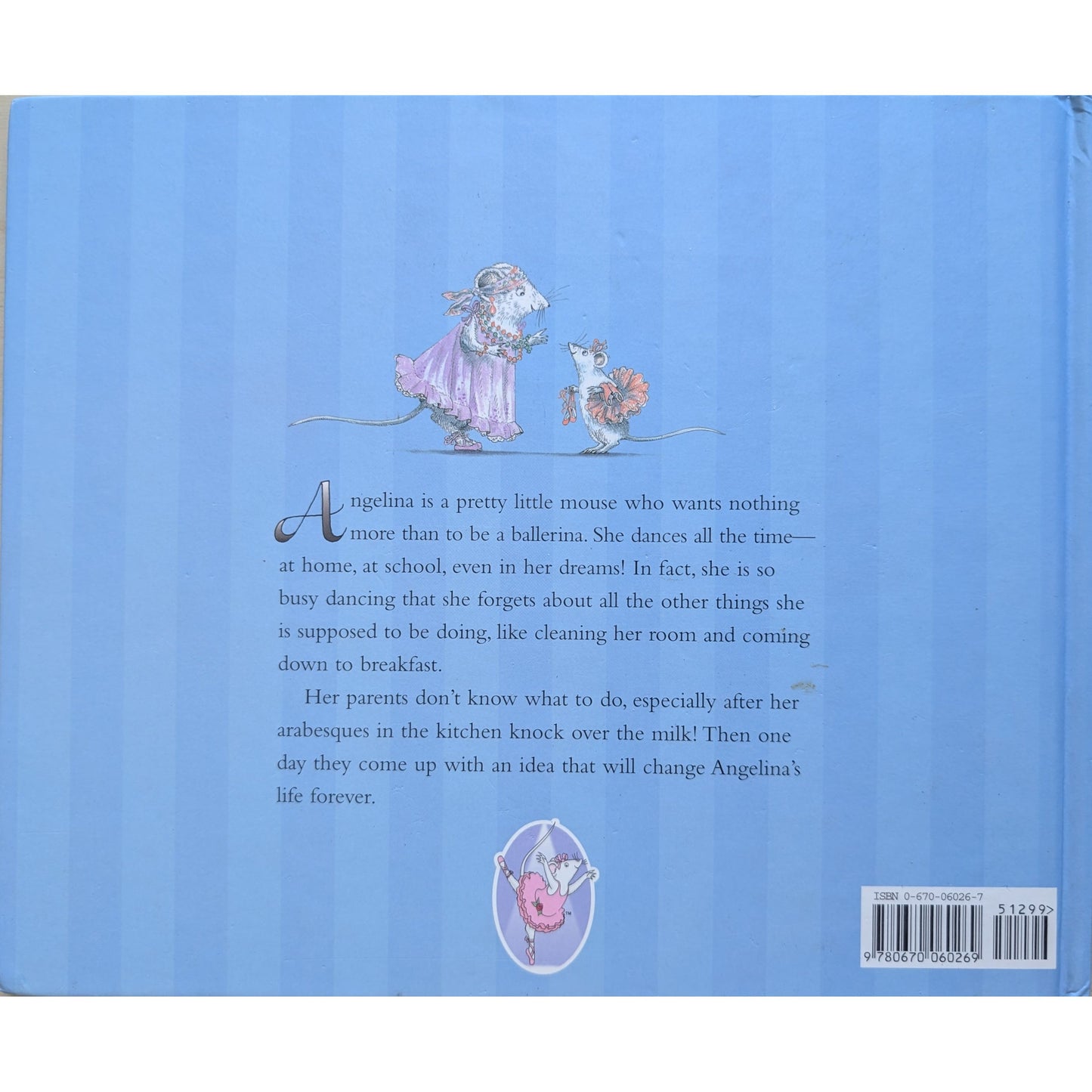 Angelina Ballerina, brukte bøker på engelsk av Katharine Holabird