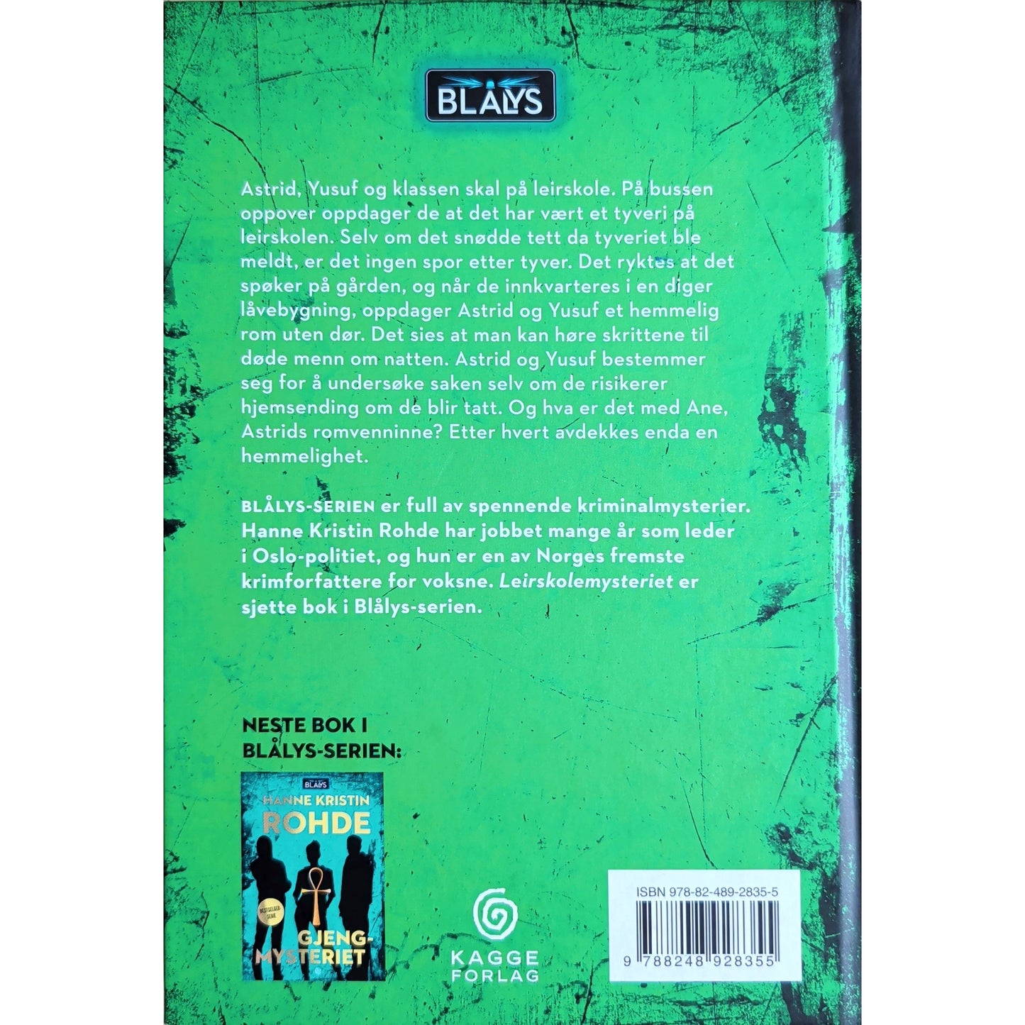 Blålys 6 - Leirskolemysteriet. Brukte bøker av Hanne Kristin Rohde
