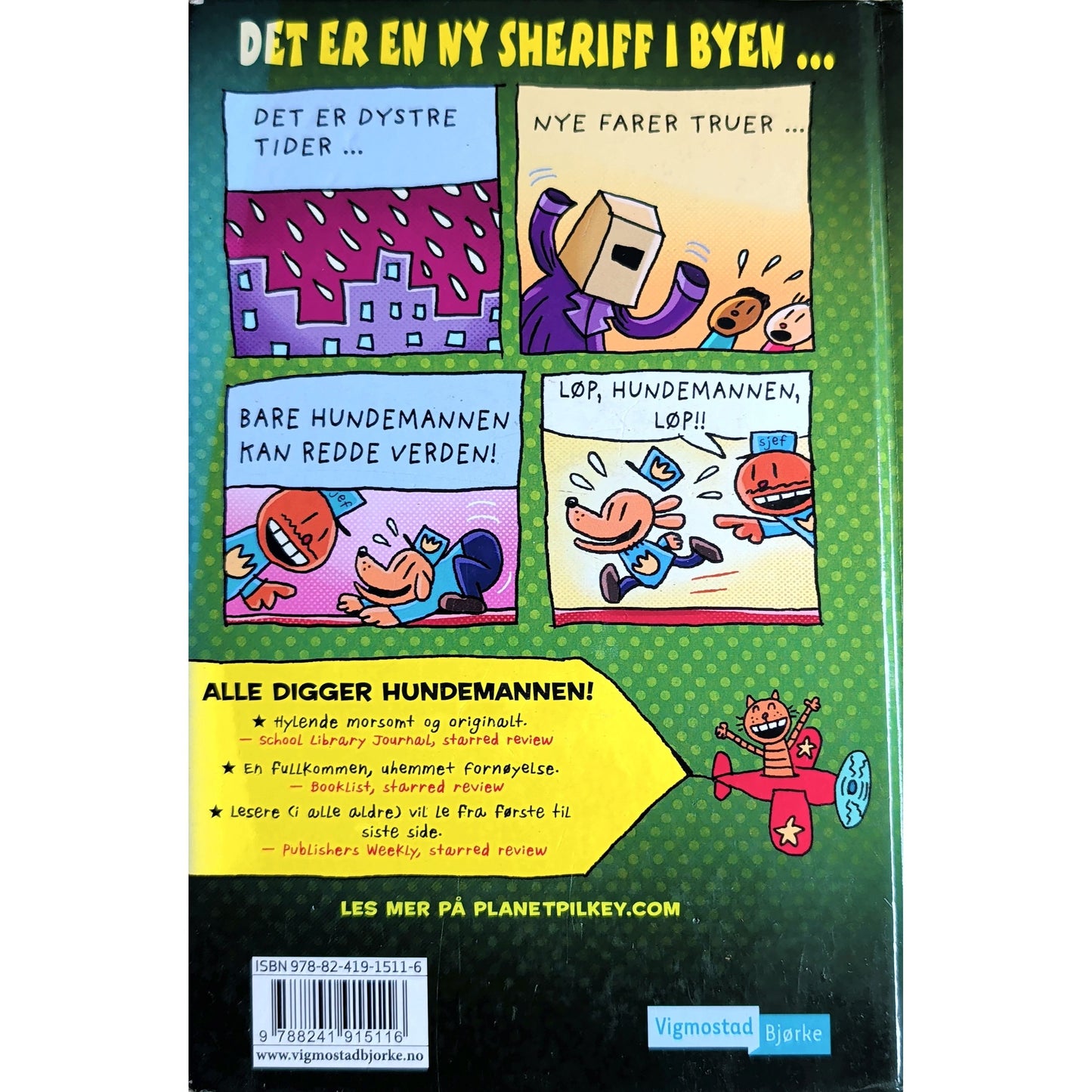Hundemannen 2 - Hundemannen i fri dressur, brukte bøker av Dav Pilkey