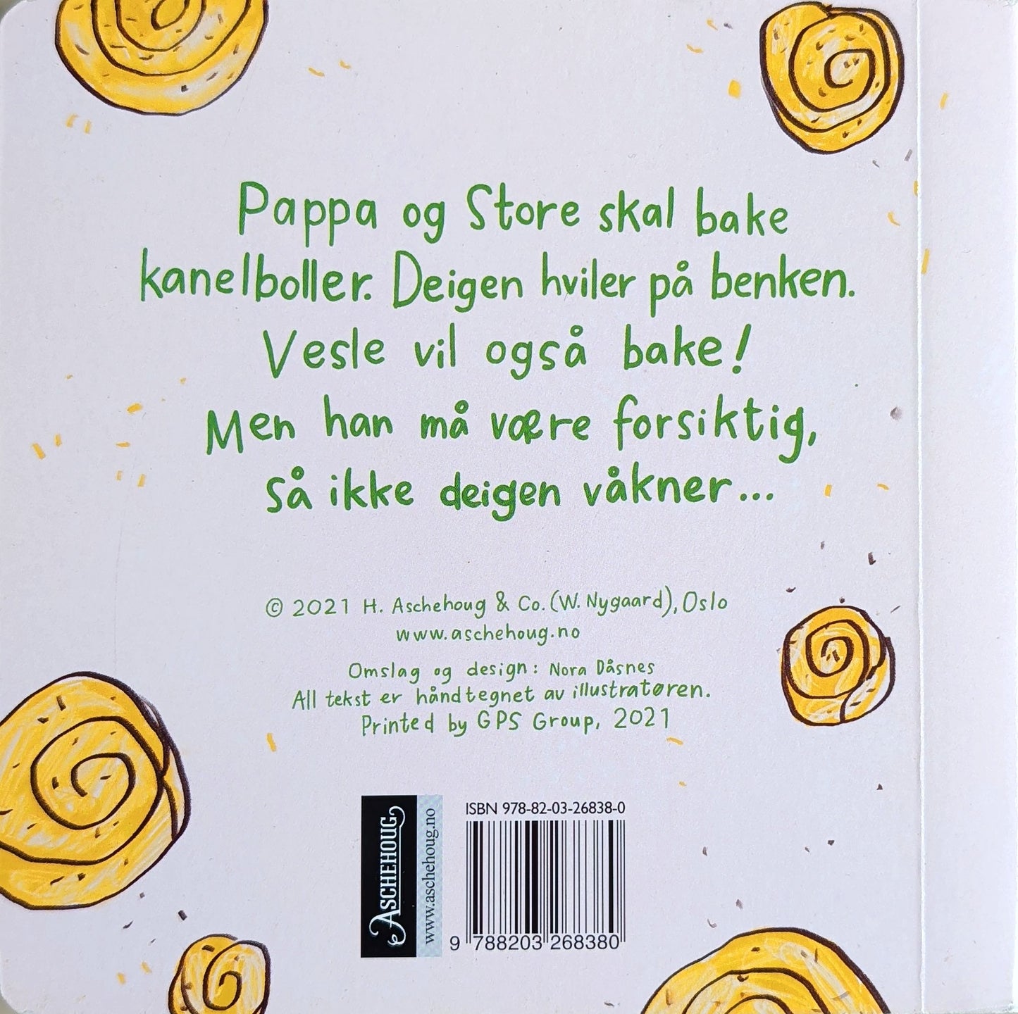 Vesle vil også bake, brukte bøker av Hannah Mileman og Nora Dåsnes