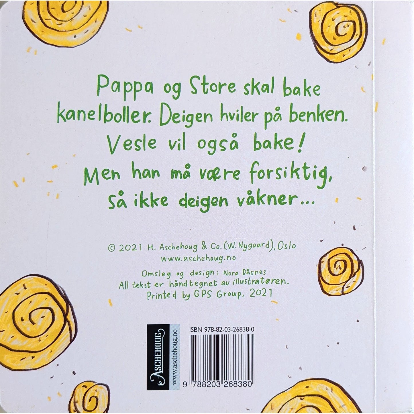 Vesle vil også bake, brukte bøker av Hannah Mileman og Nora Dåsnes