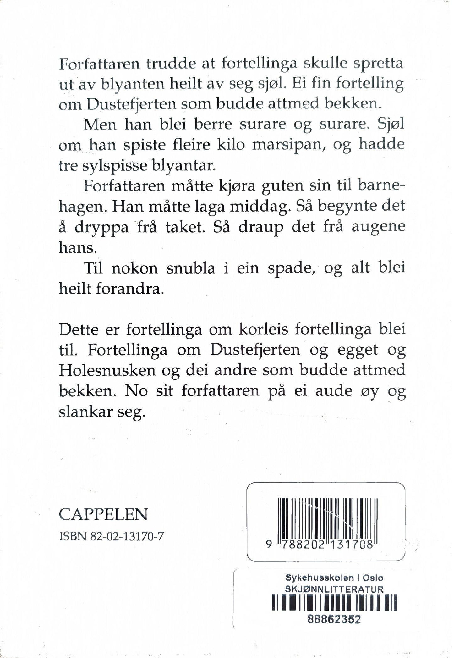 Dustefjerten. Brukte bøker av Rune Belsvik hos Inventaret