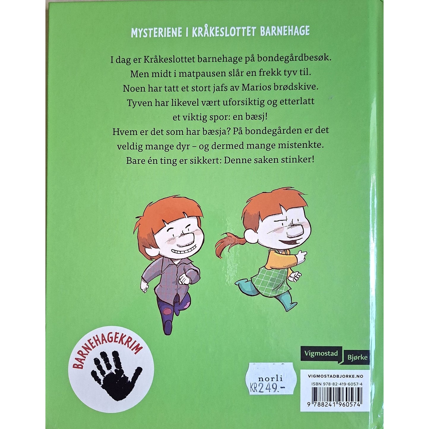 Mæhle, Lars: Mysteriene i Kråkeslottet barnehage - Hvem har bæsja?