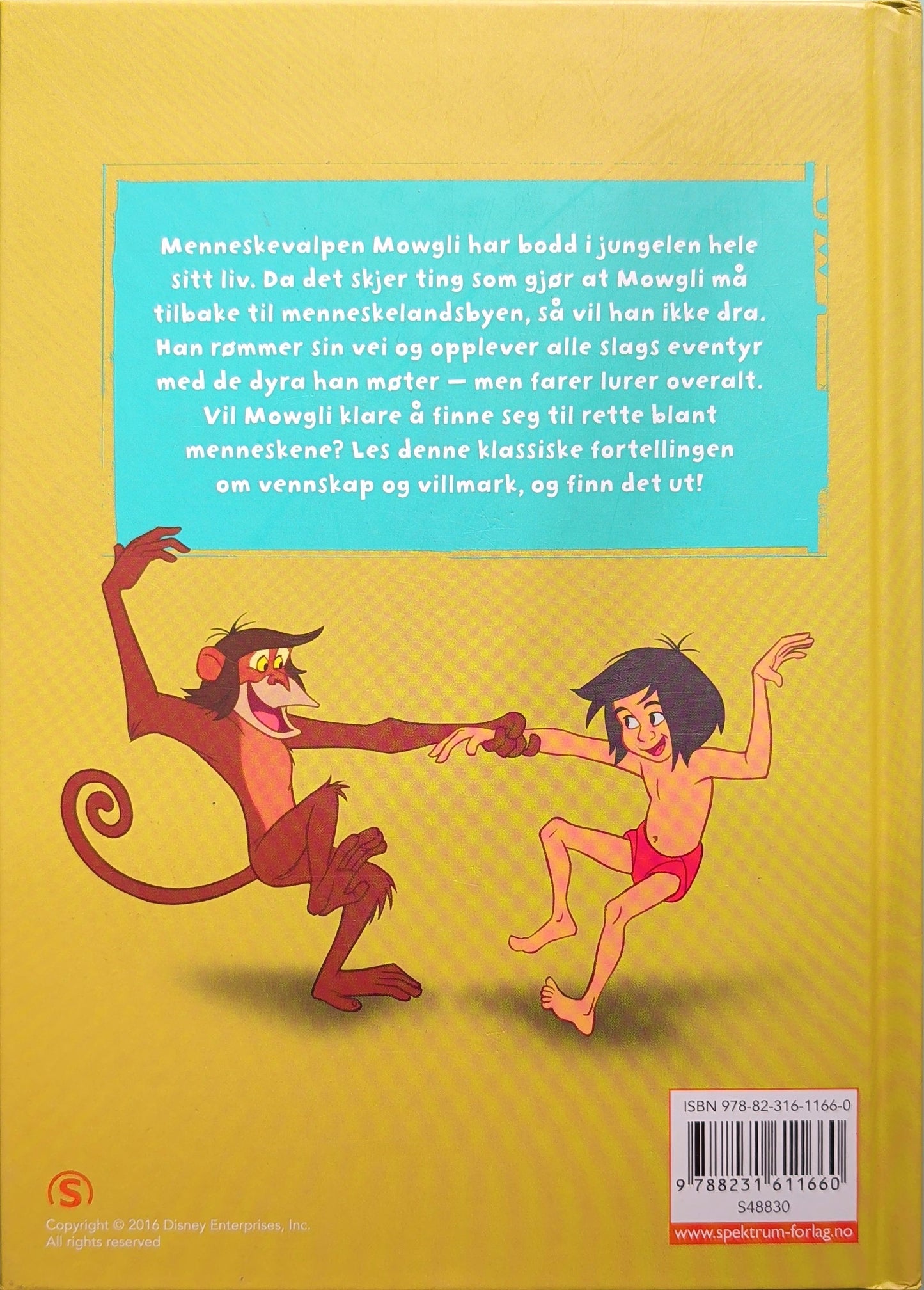 Disney - Jungelboken. Brukte barnebøker fra Walt Disney