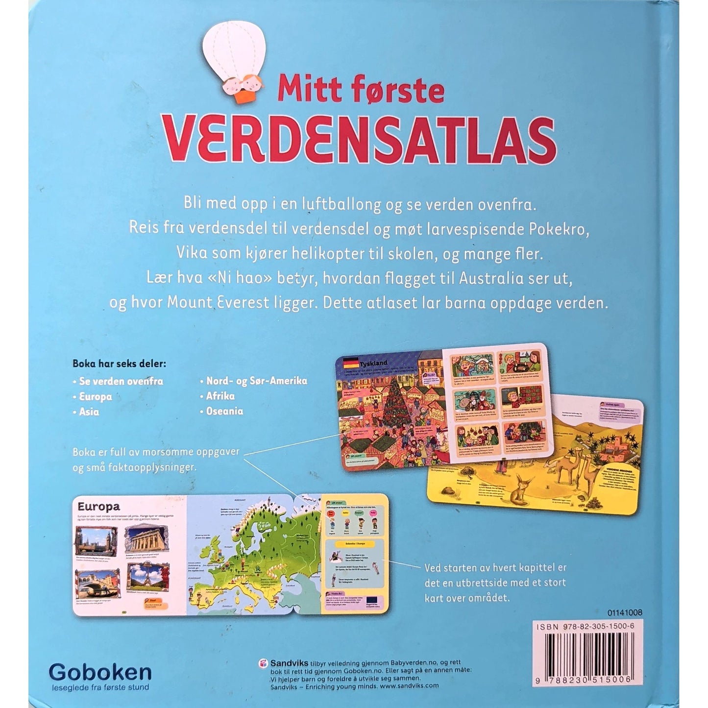 Mitt første verdensatlas - brukte faktabøker for barn hos Inventaret