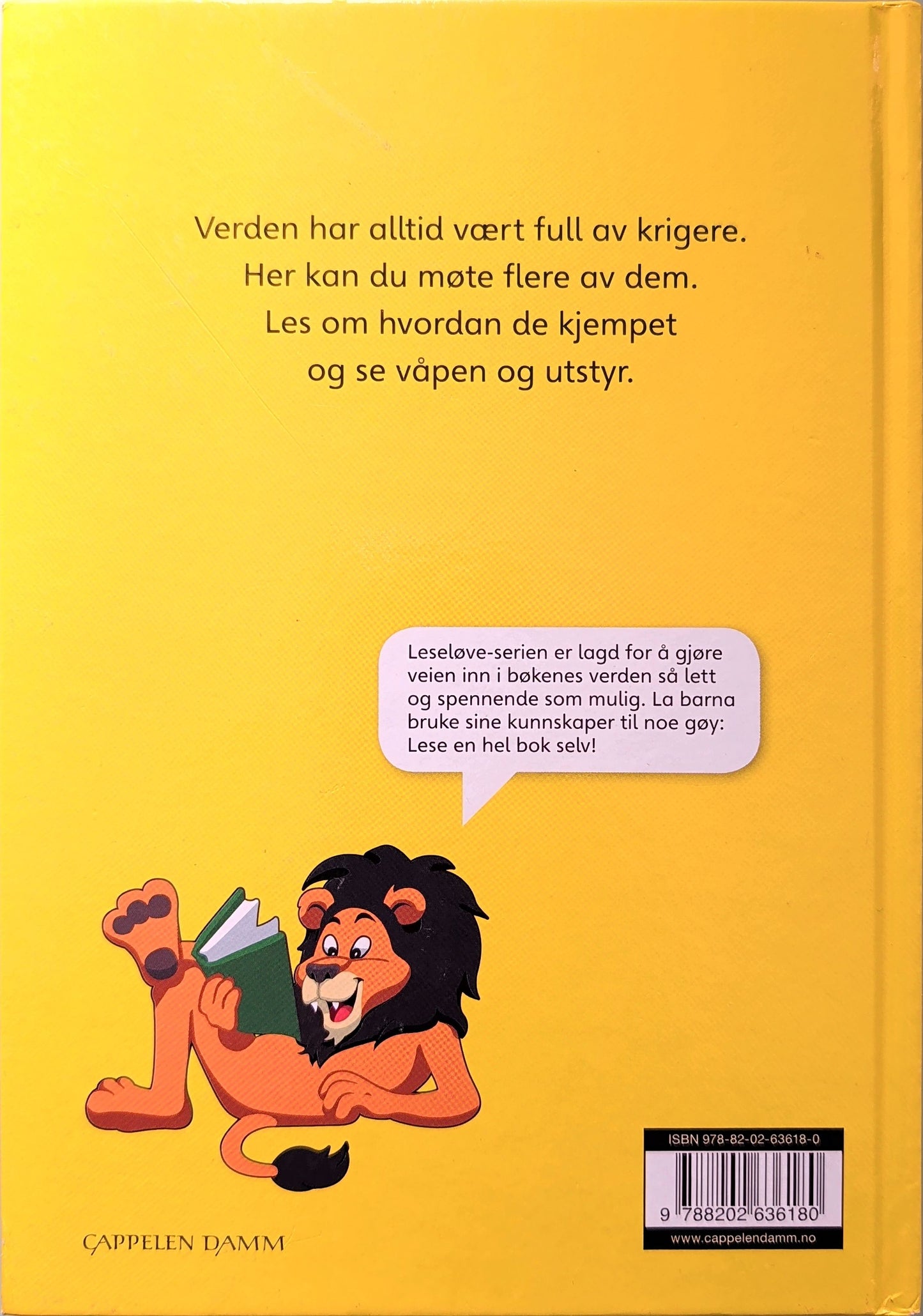 Krigere, brukte leseløvebøker av Steffen R.M. Sørum.