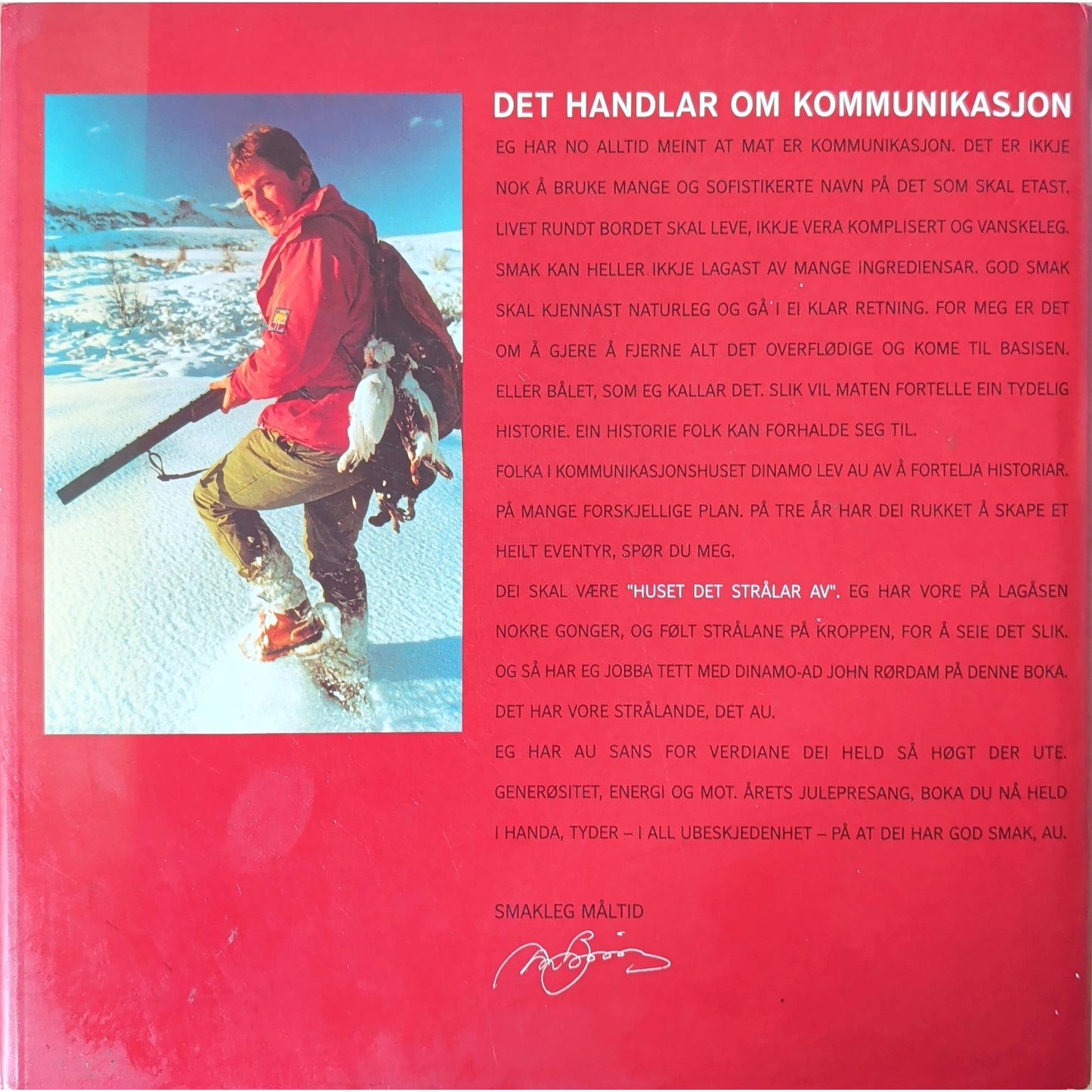 Tid til overs. Matfilosofi fra Vianvang. Brukt kokebok av Arne Brimi.