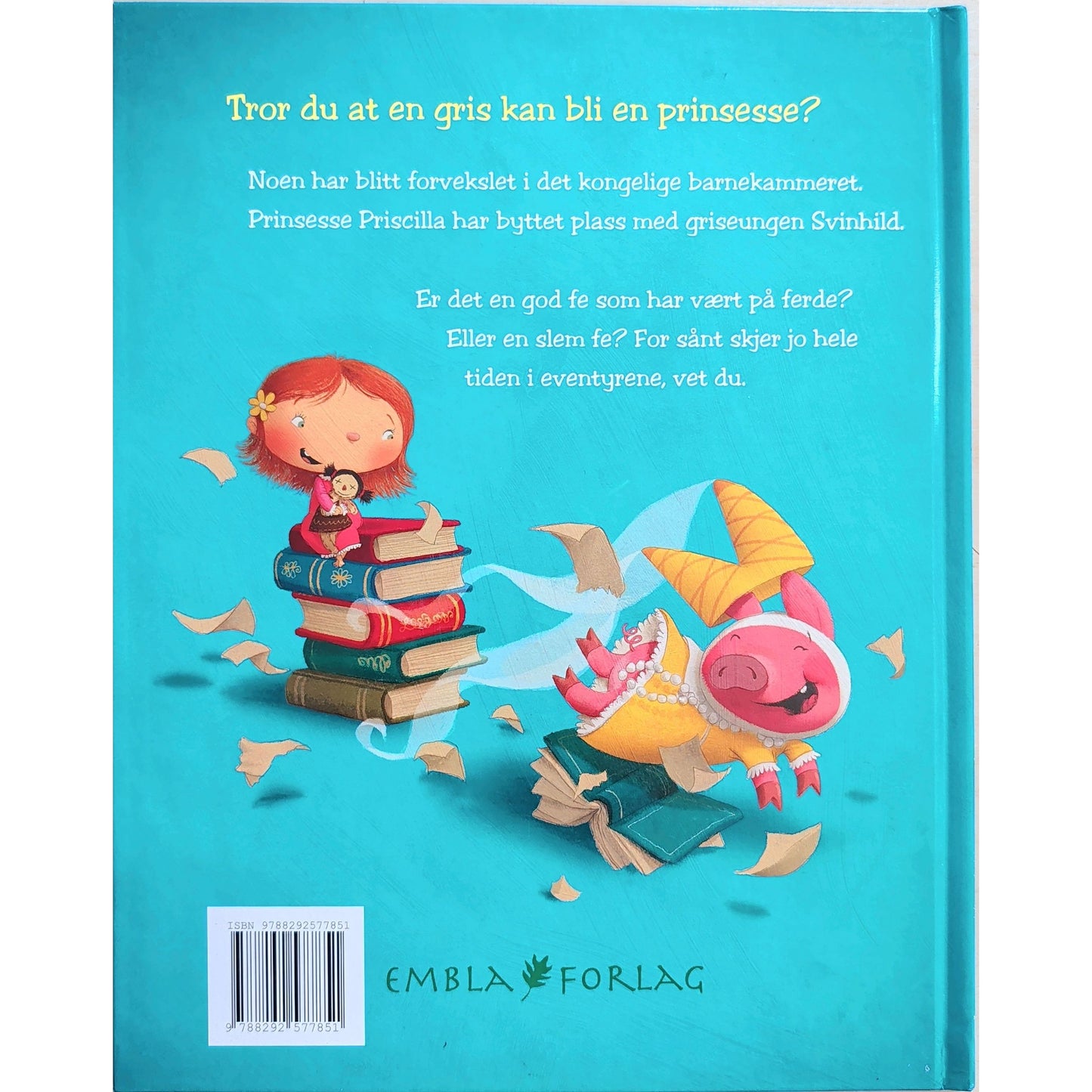 Prinsessen og grisen, brukte bøker av Jonathan Emmett hos Inventaret