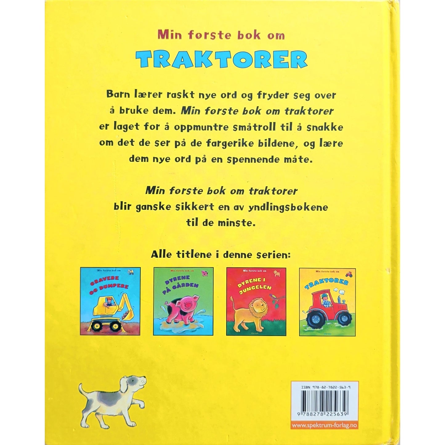 Min første bok om traktorer, brukte bøker av Kath Jewitt