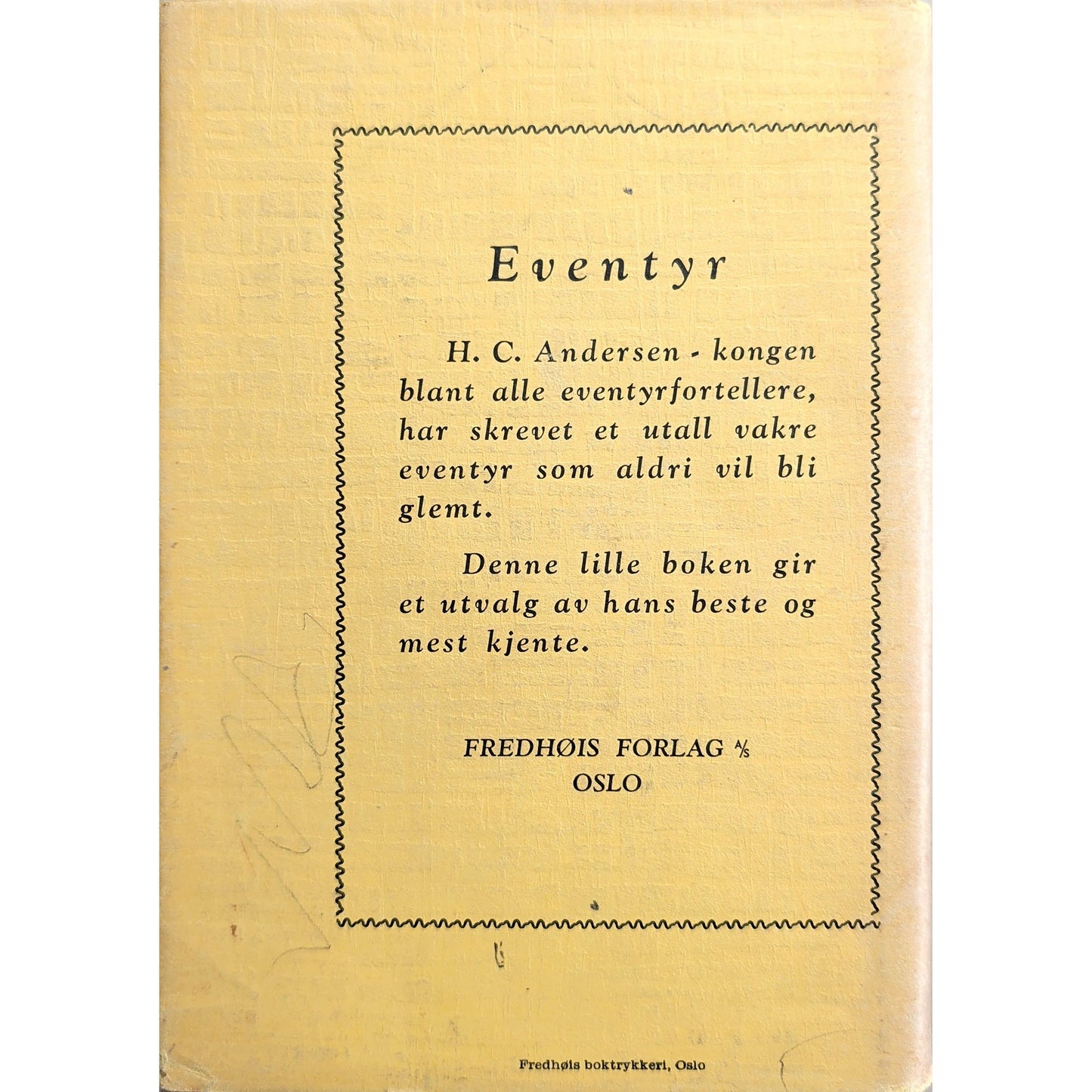 Eventyr, brukte bøker av H.C. Andersen