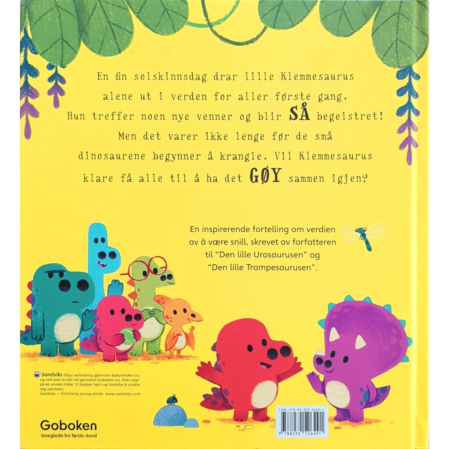 Den lille klemmesaurusen, brukte bøker av Rachel Bright