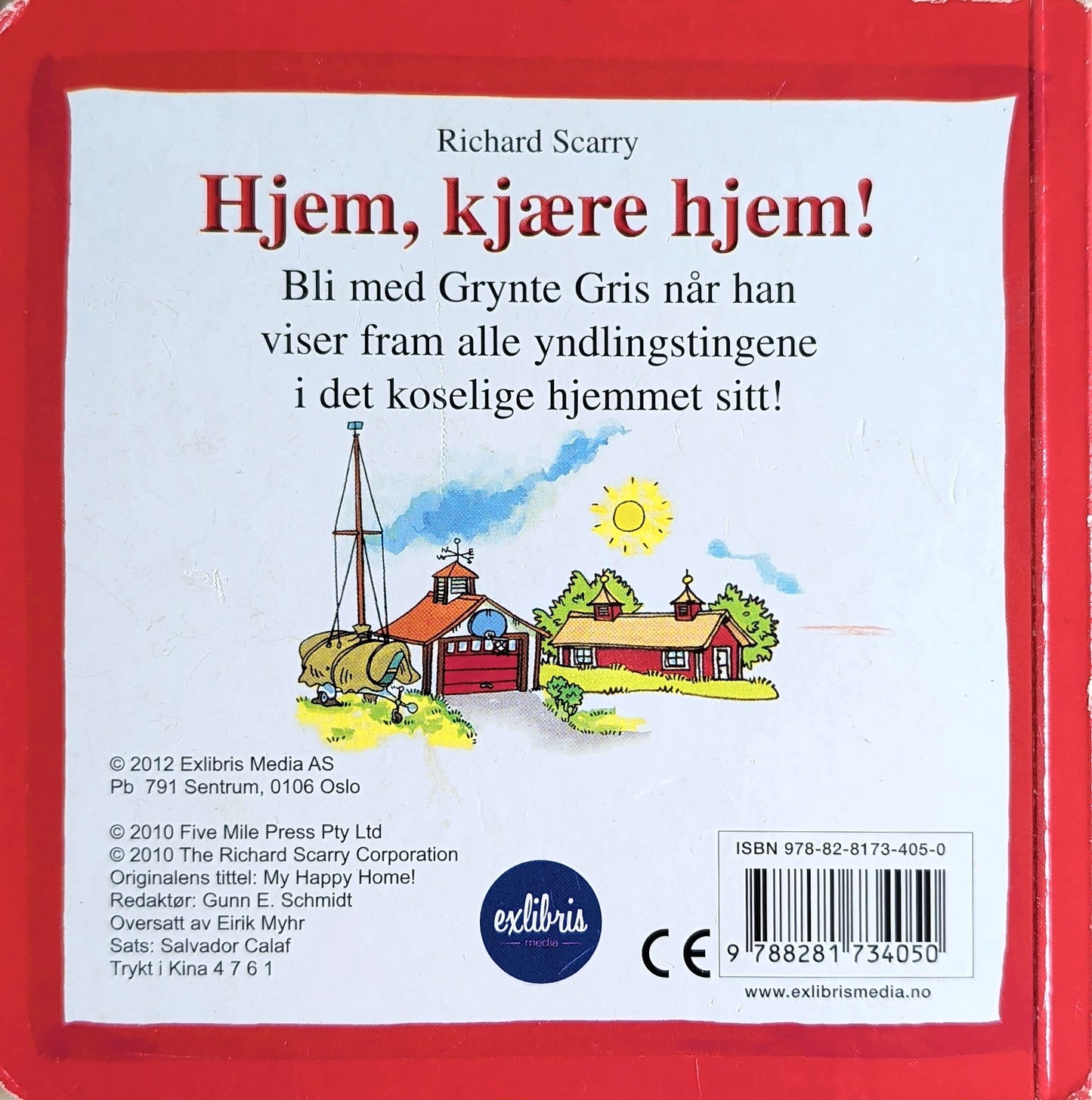 Hjem, kjære hjem! Brukte kartonerte bøker av Richard Scarry