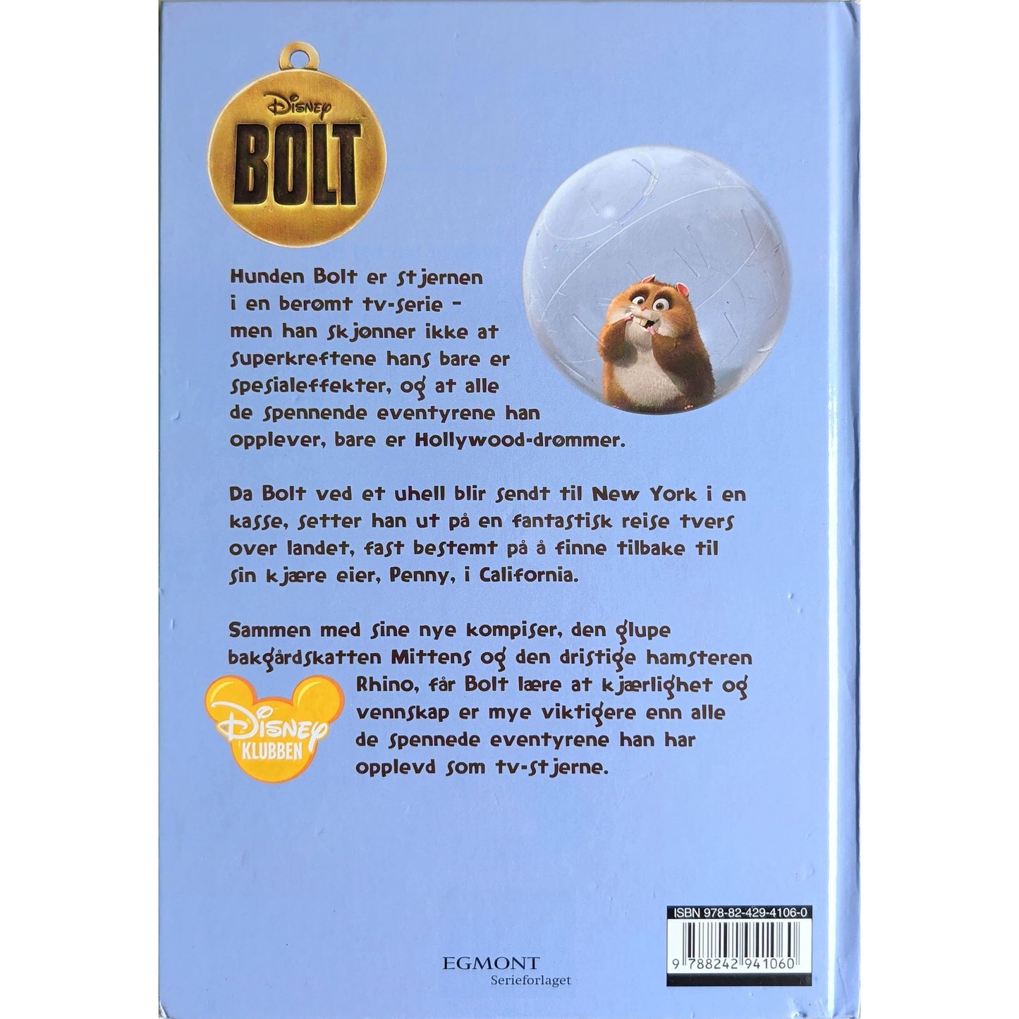 Disney: Bolt. Brukte bøker fra Disneyklubben. Inventaret bokhandel