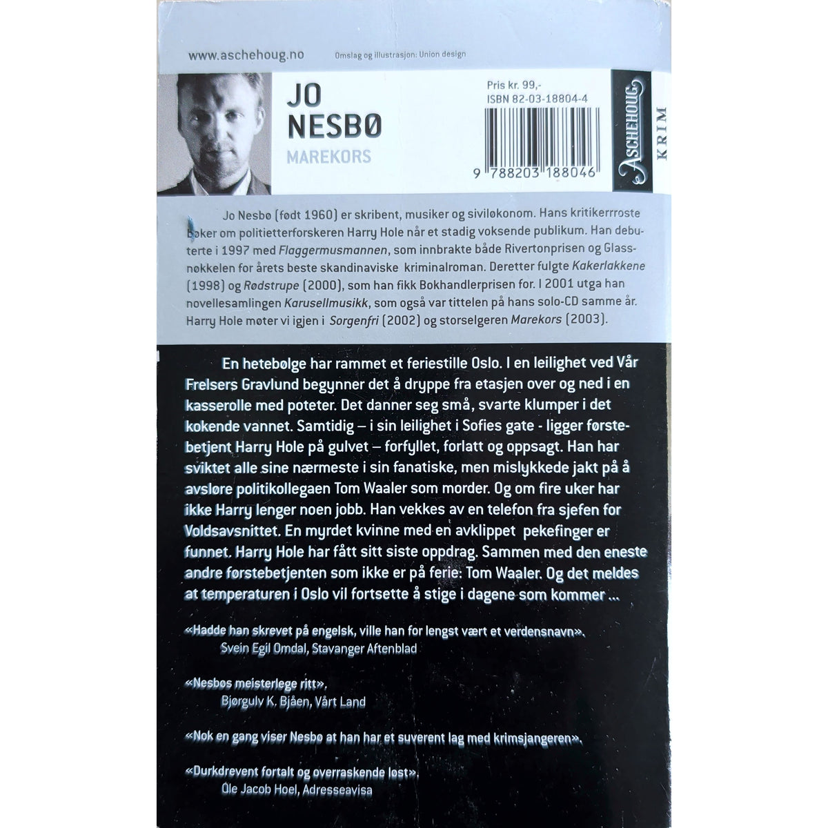 Marekors- Harry Hole 5. Brukte krimbøker av Jo Nesbø