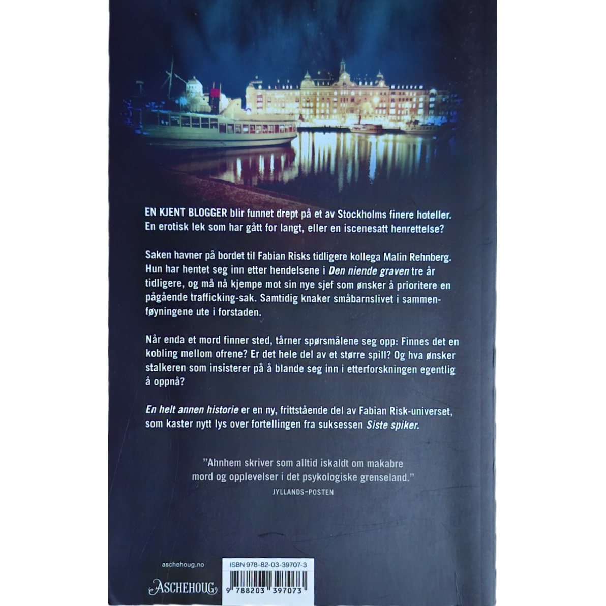 Ahnhem, Stefan: Malin Rehnberg 1 - En helt annen historie